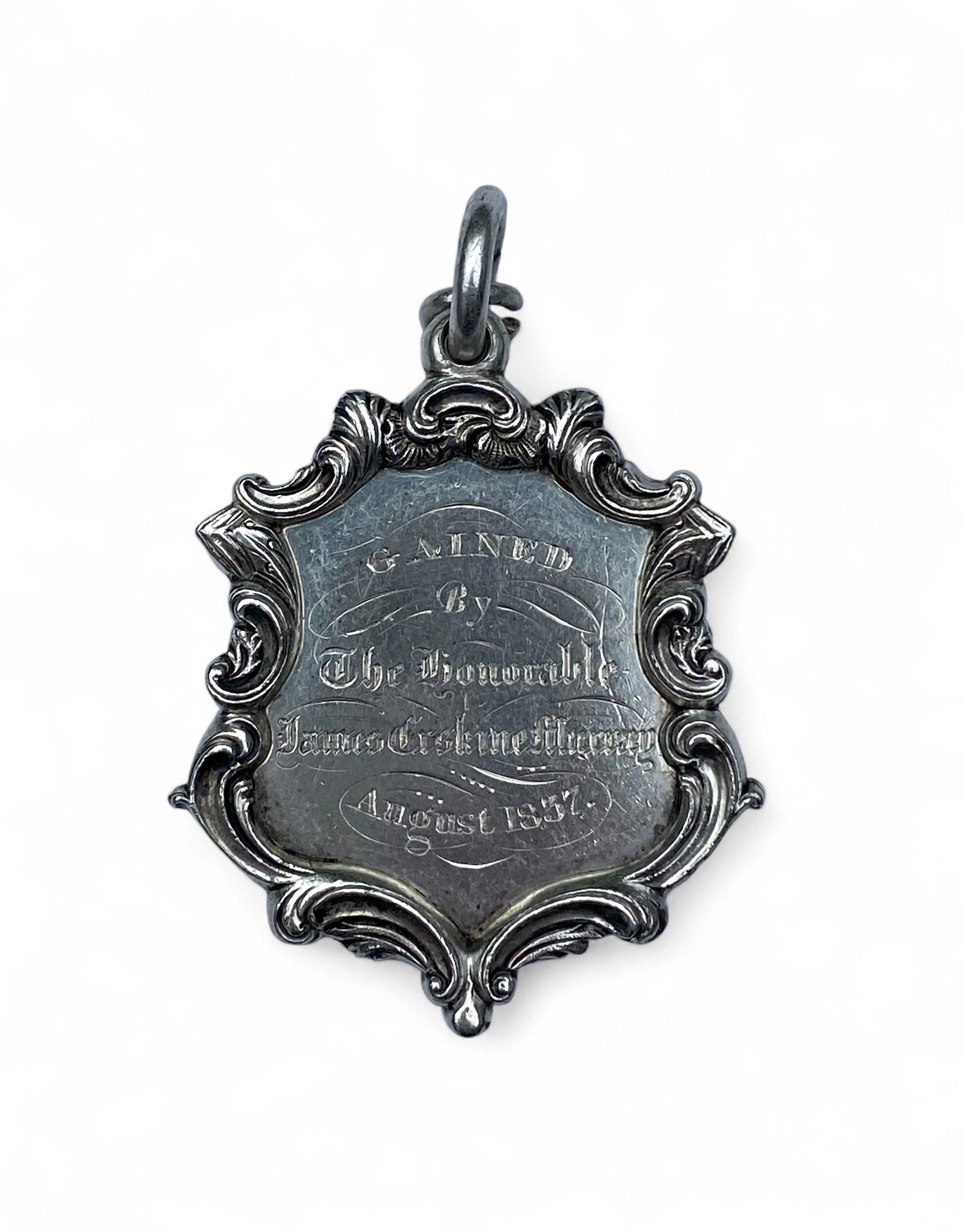 Scottish silver agricultural show medal, Edinburgh, 1837.