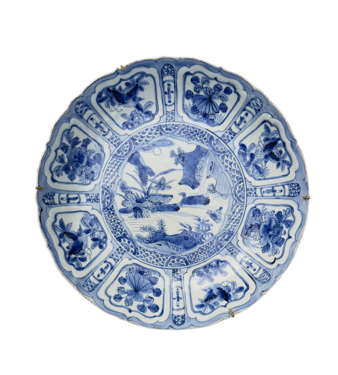 Chinese Kraak porcelain dish, c. 1580, Wanli Period.