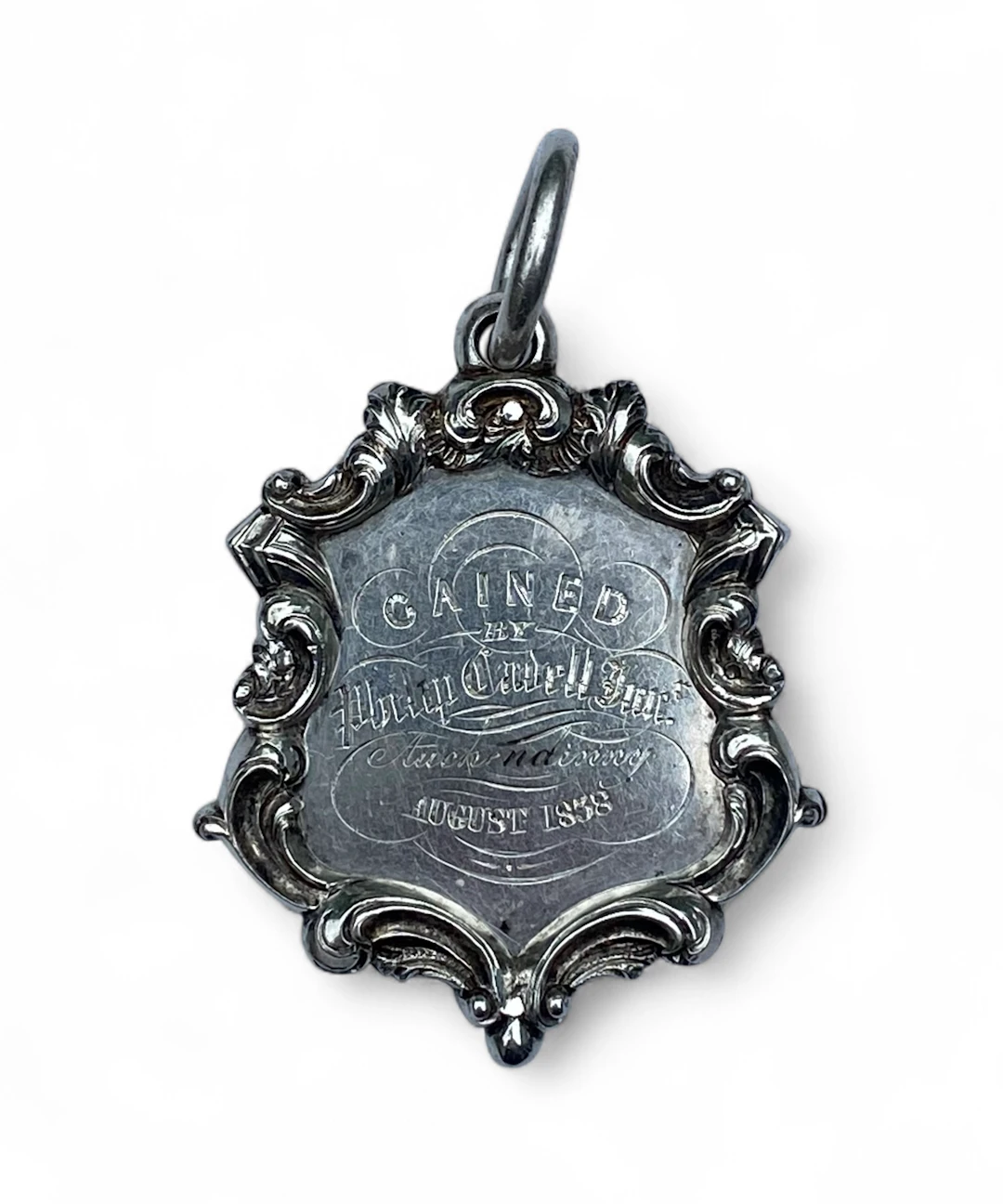 Scottish silver agricultural show medal, Edinburgh, 1838.