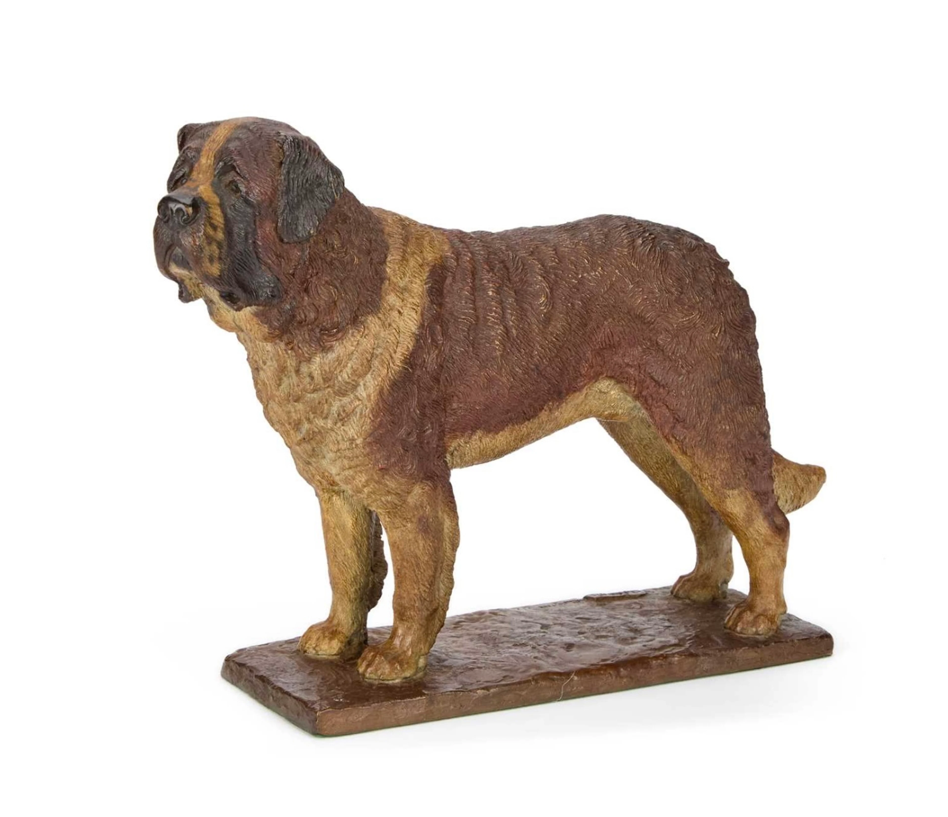 Elizabeth Waugh (1929-2023) bronze St Bernard.