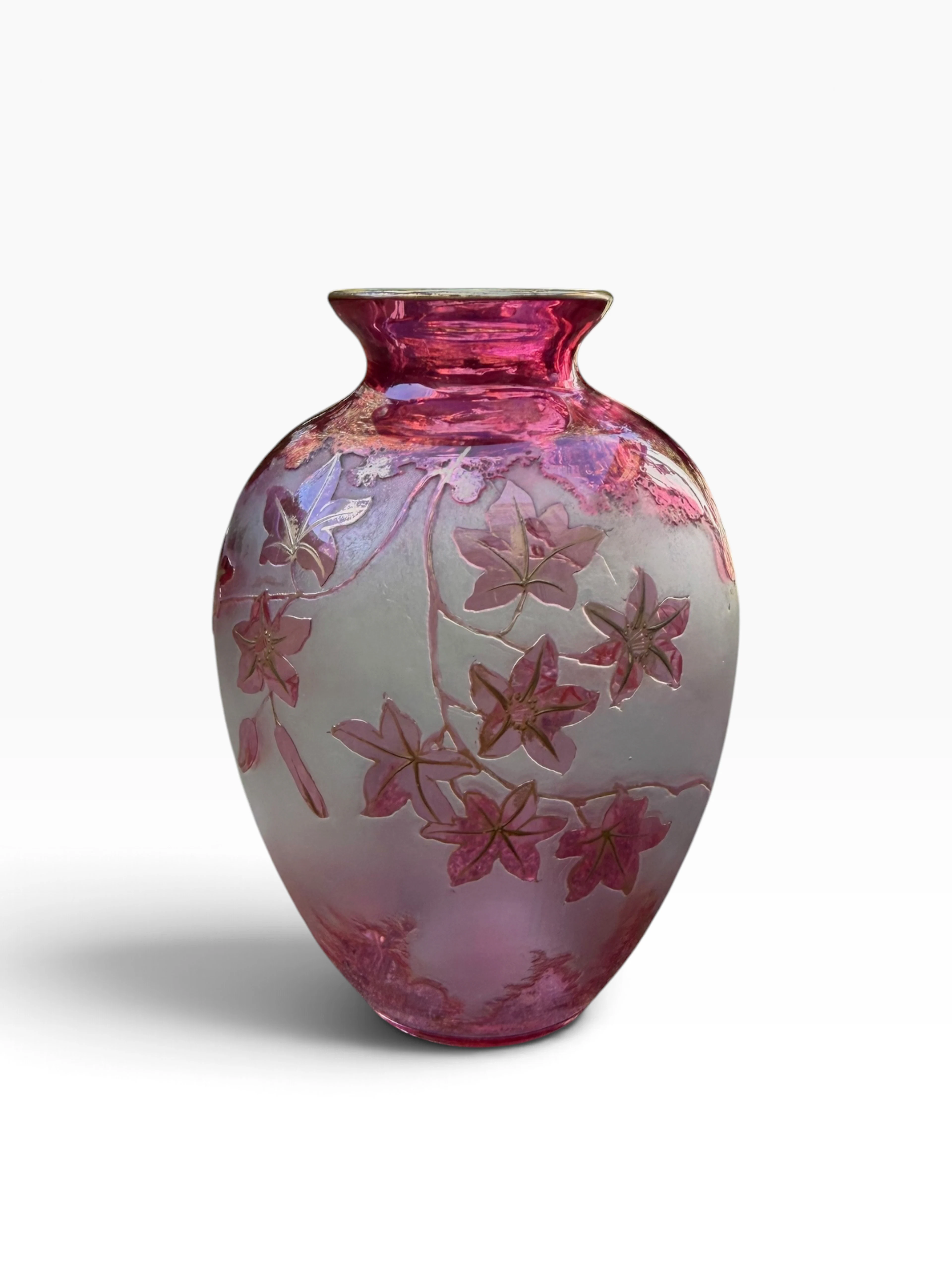 Kralik glass vase, Bohemia, c. 1920.