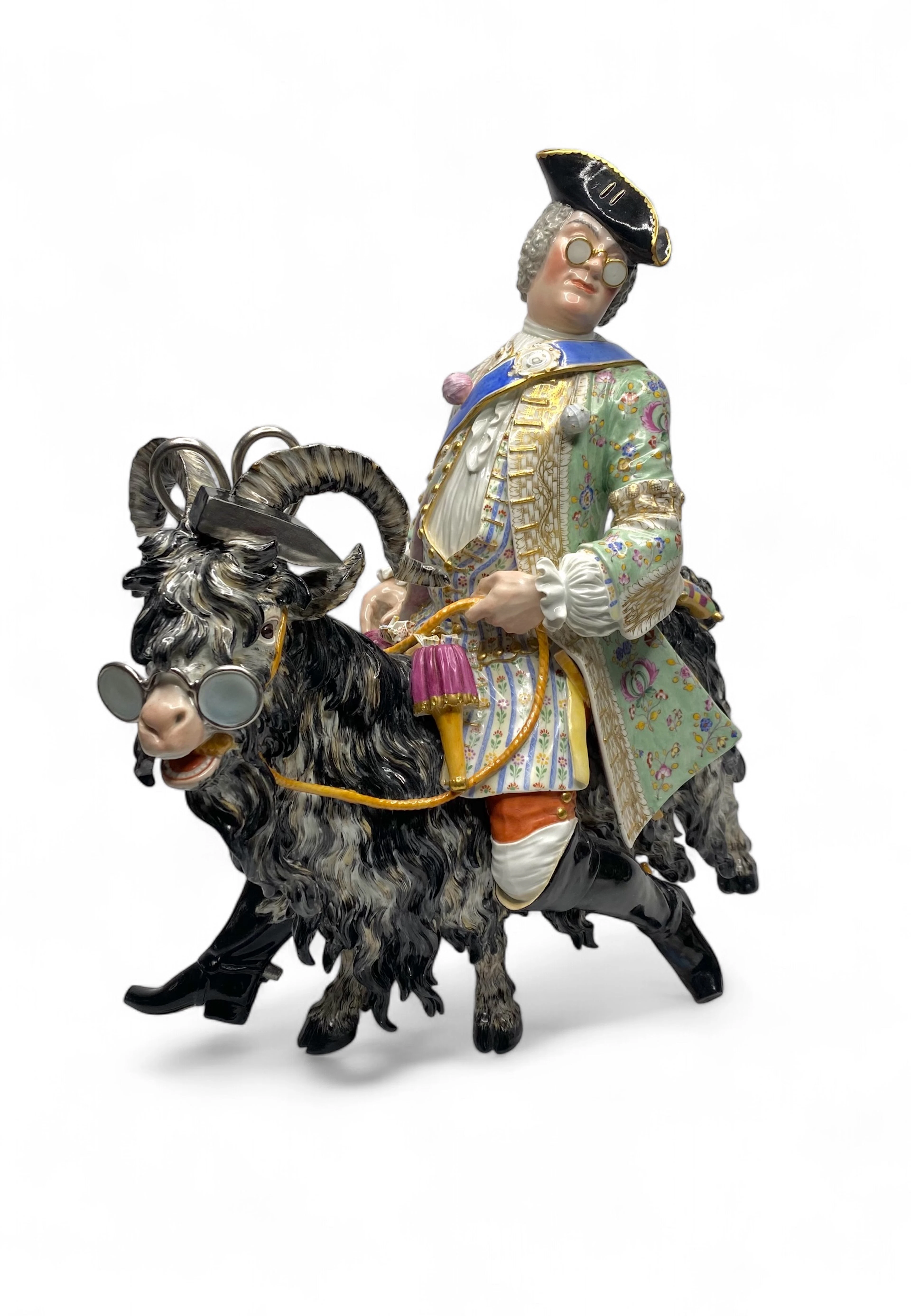 Meissen porcelain Count Bruhls Tailor, c. 1860.