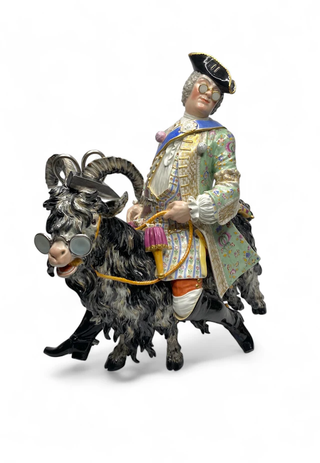 Meissen porcelain Count Bruhls Tailor, c. 1860.