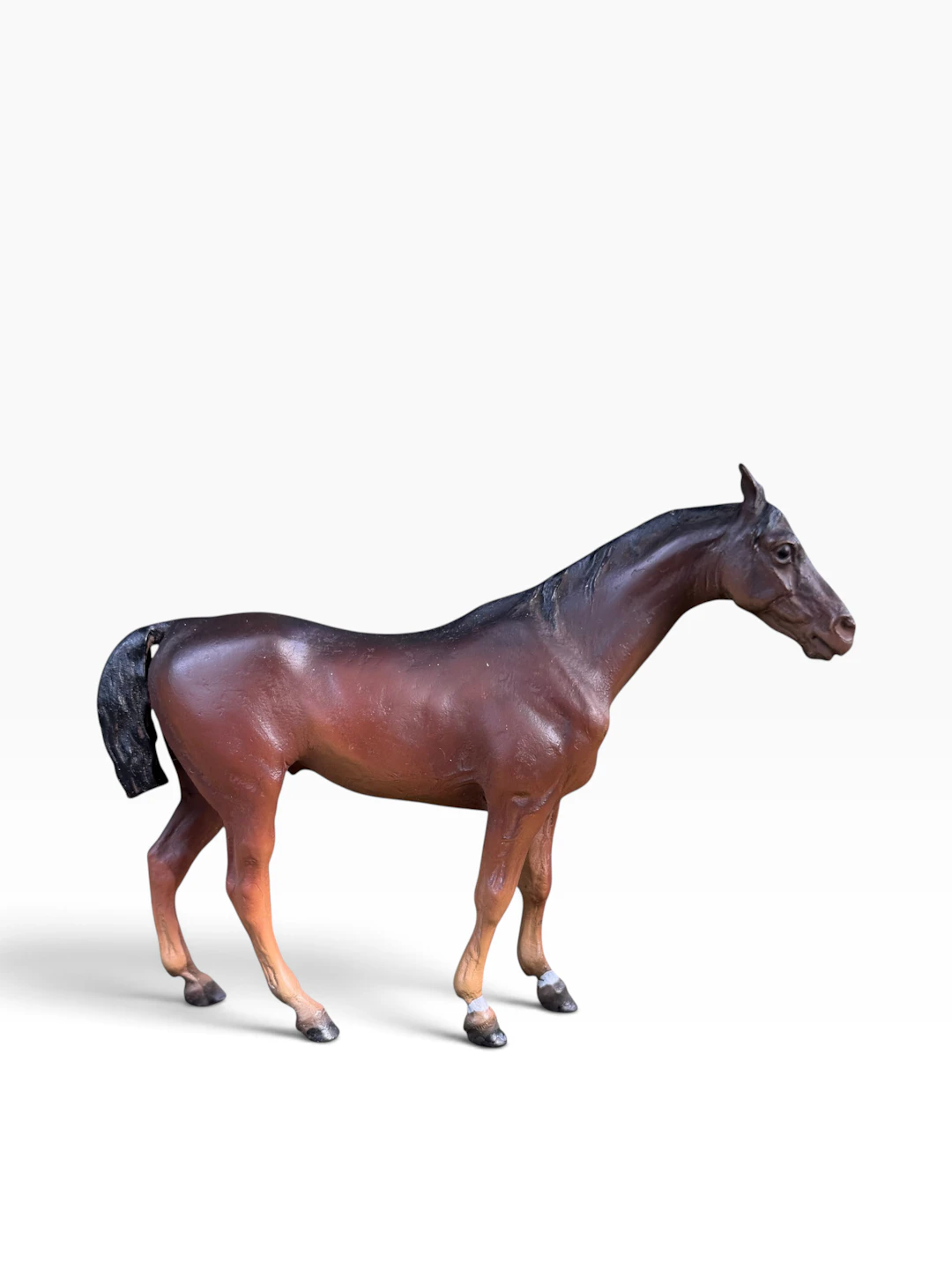 Austrian cold painted bronze horse, M.S, c. 1900.