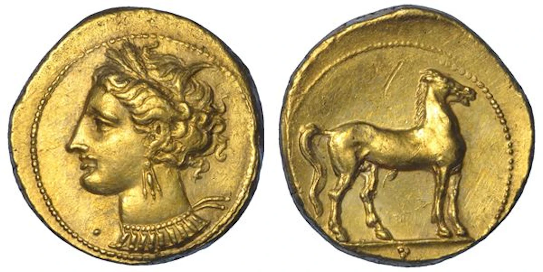 ZEUGITANIA. CARTAGINE. Statere o Shekel, circa 290-270 a.C.