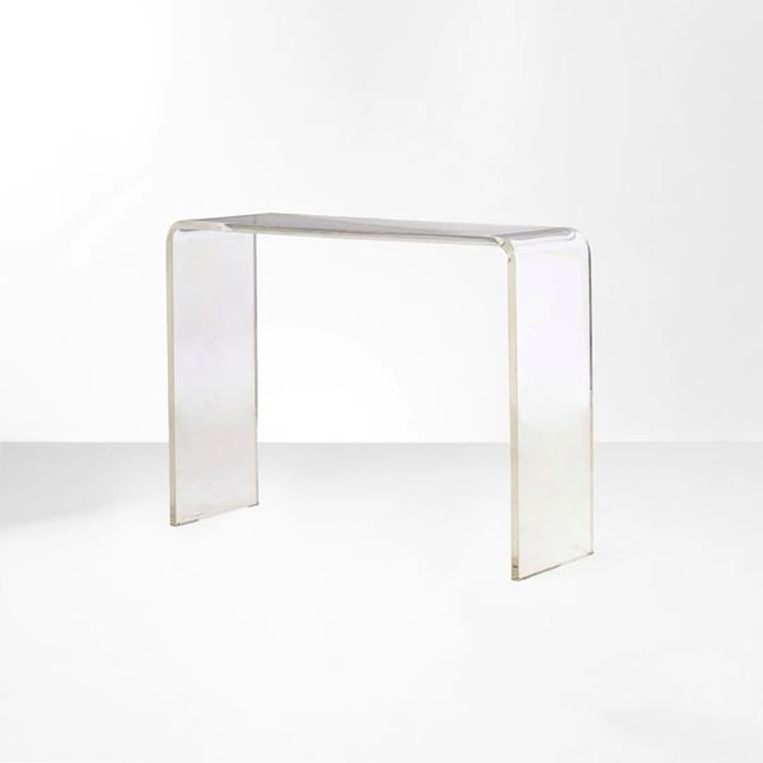 Console in plexiglass