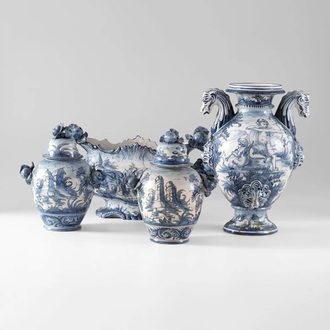 Lotto di ceramiche. Savona XX secolo