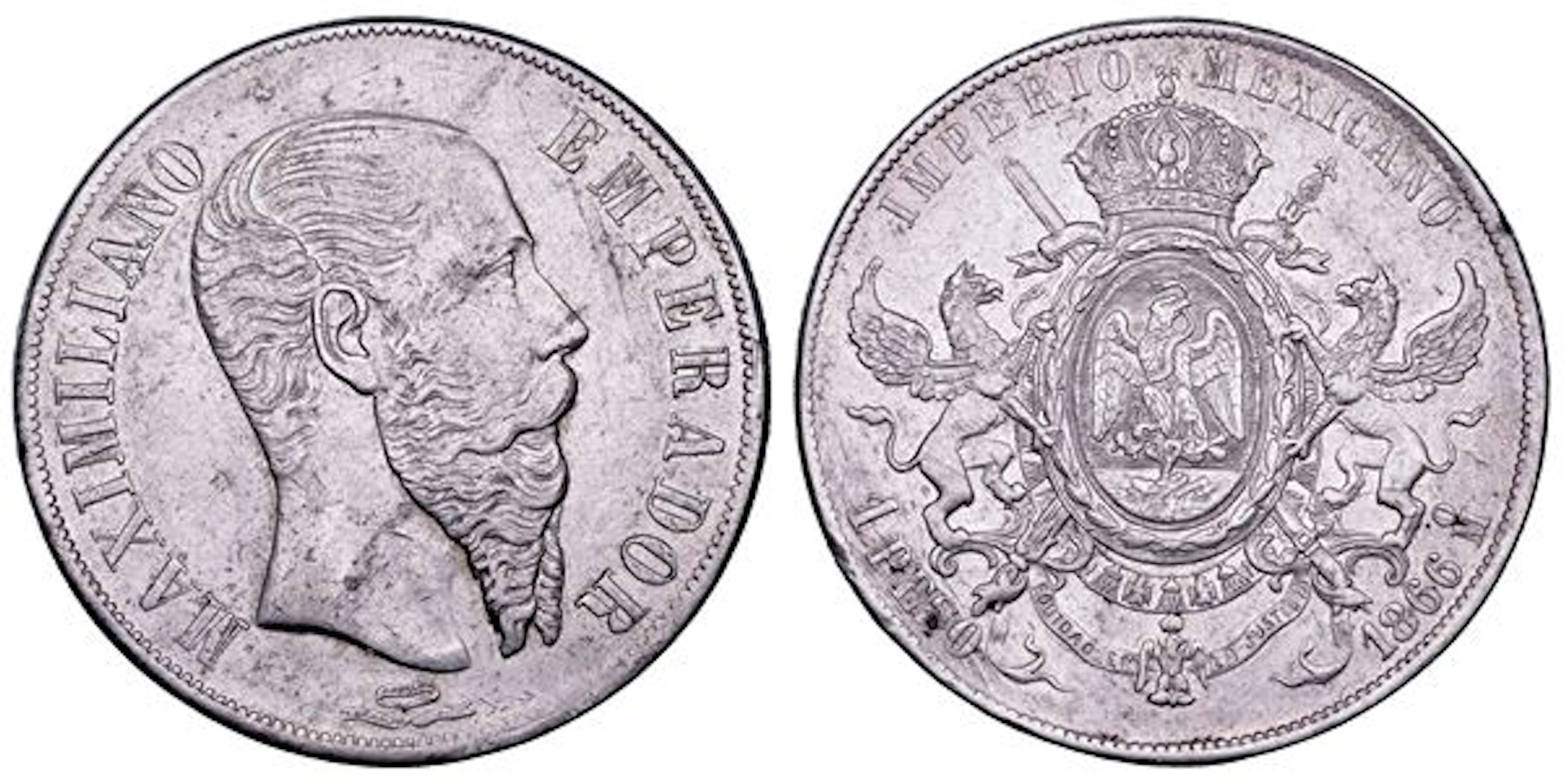 MESSICO. SECONDO IMPERO MESSICANO. MASSIMILIANO I D'ASBURGO, 1864-1867.