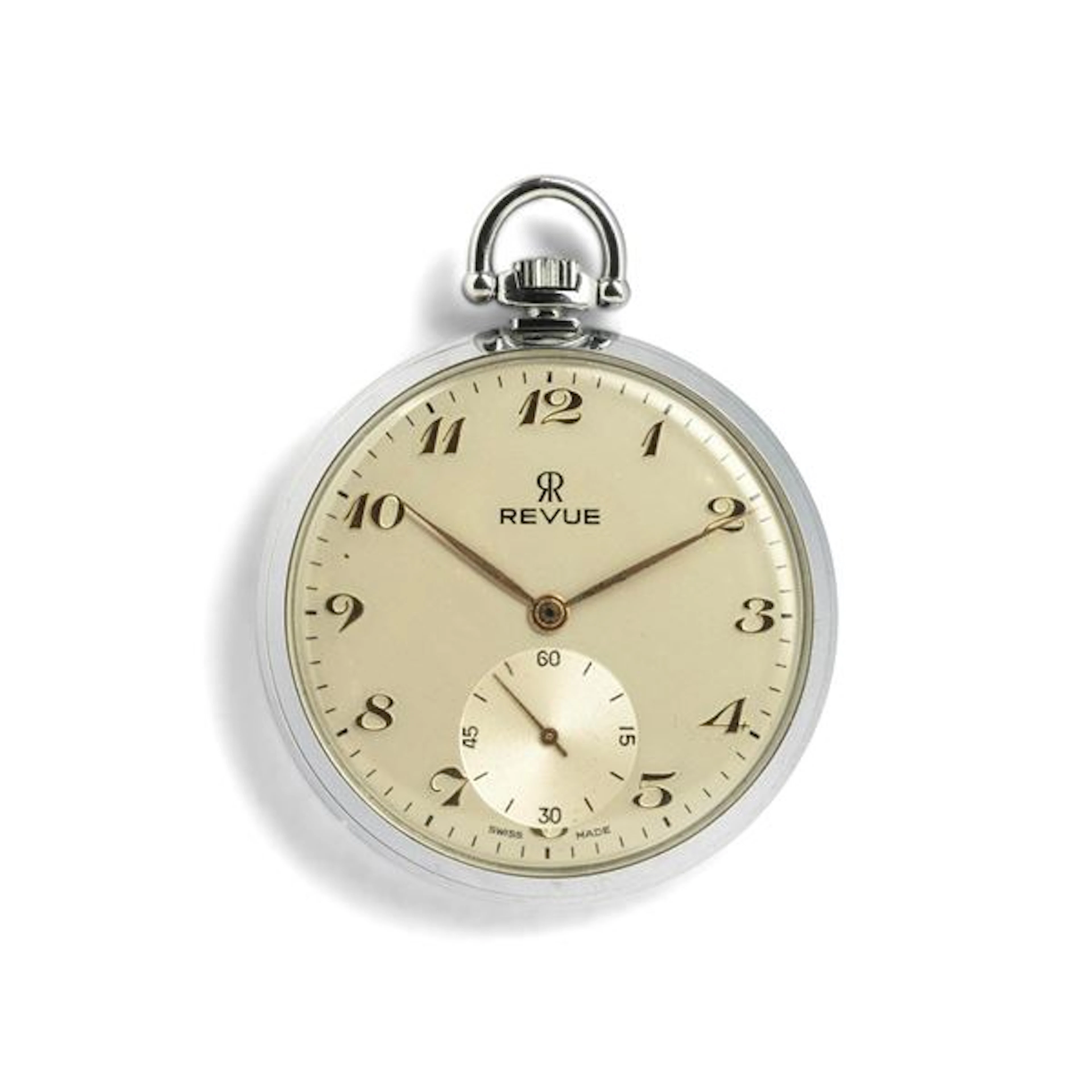 Dress Watch in acciaio, quadrante argentÃ¨ con numeri Breguet applicati