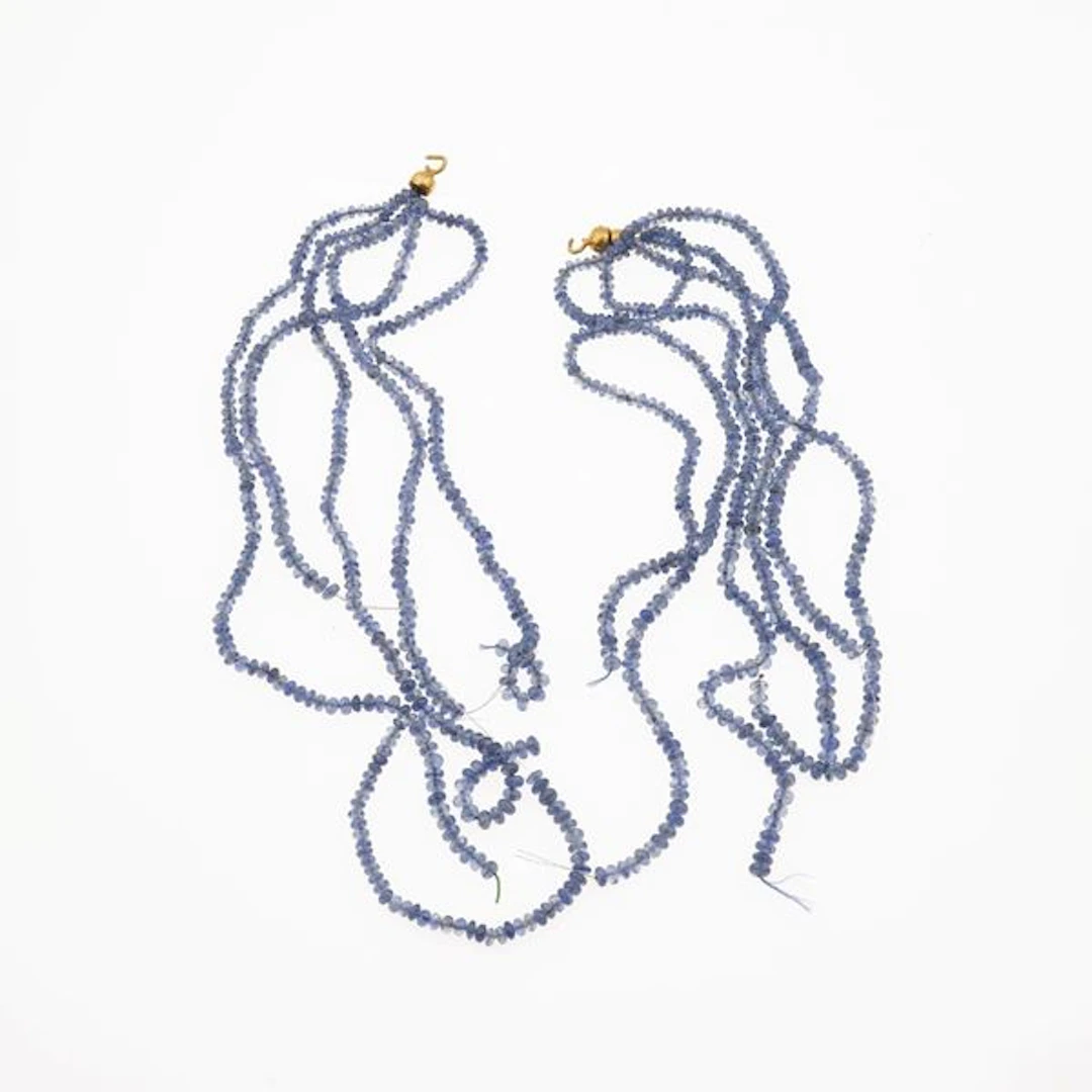 Strands of sapphires