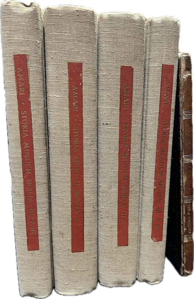 STORIA SICILIANA. Lotto di cinque libri.