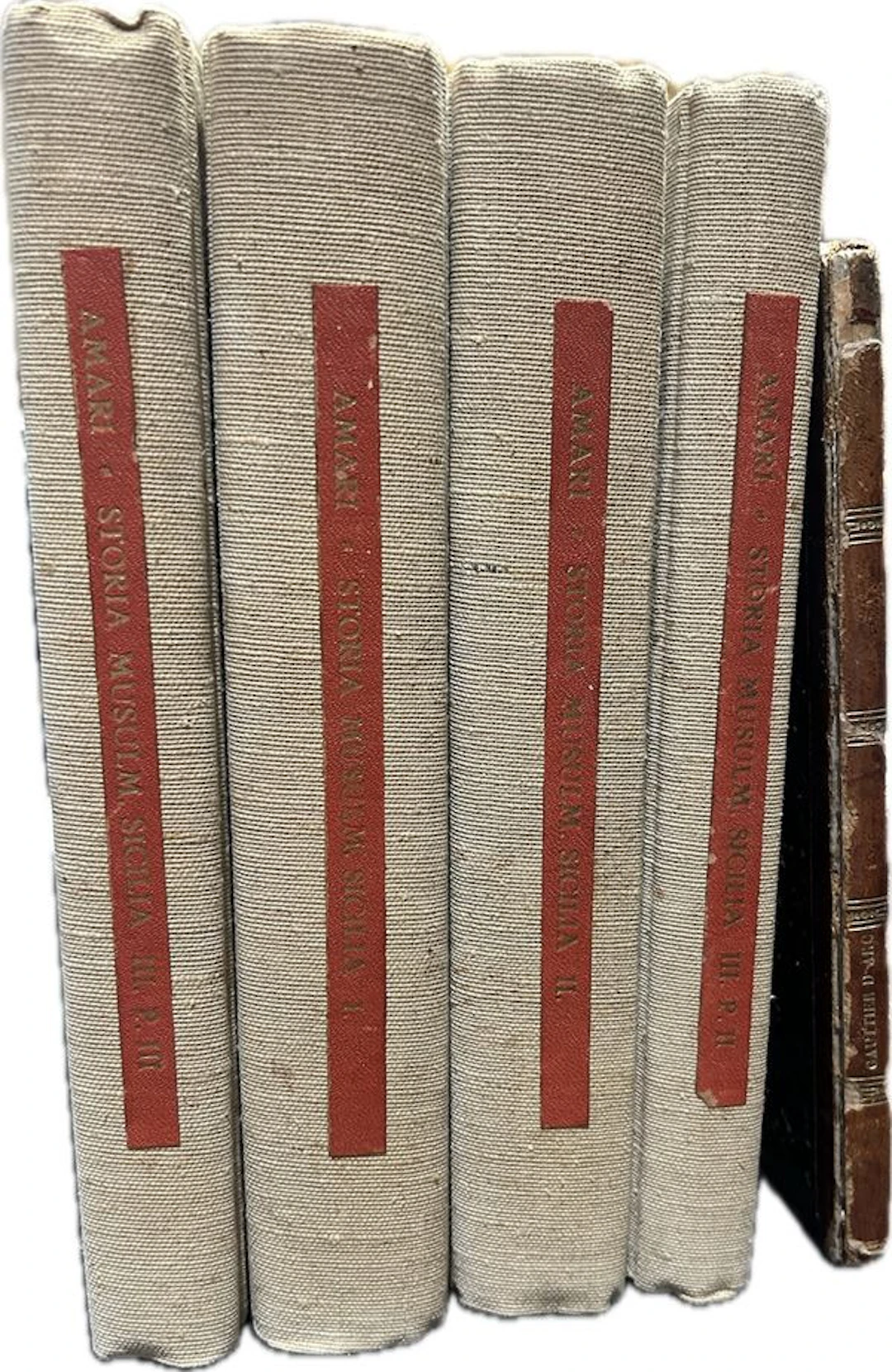 STORIA SICILIANA. Lotto di cinque libri.