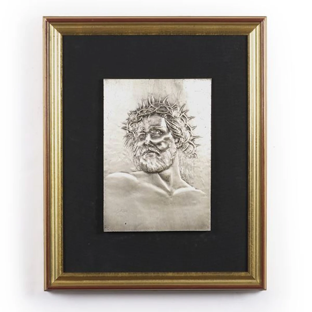 Ecce Homo. Italia, XX secolo. Firmato "Sciltian"