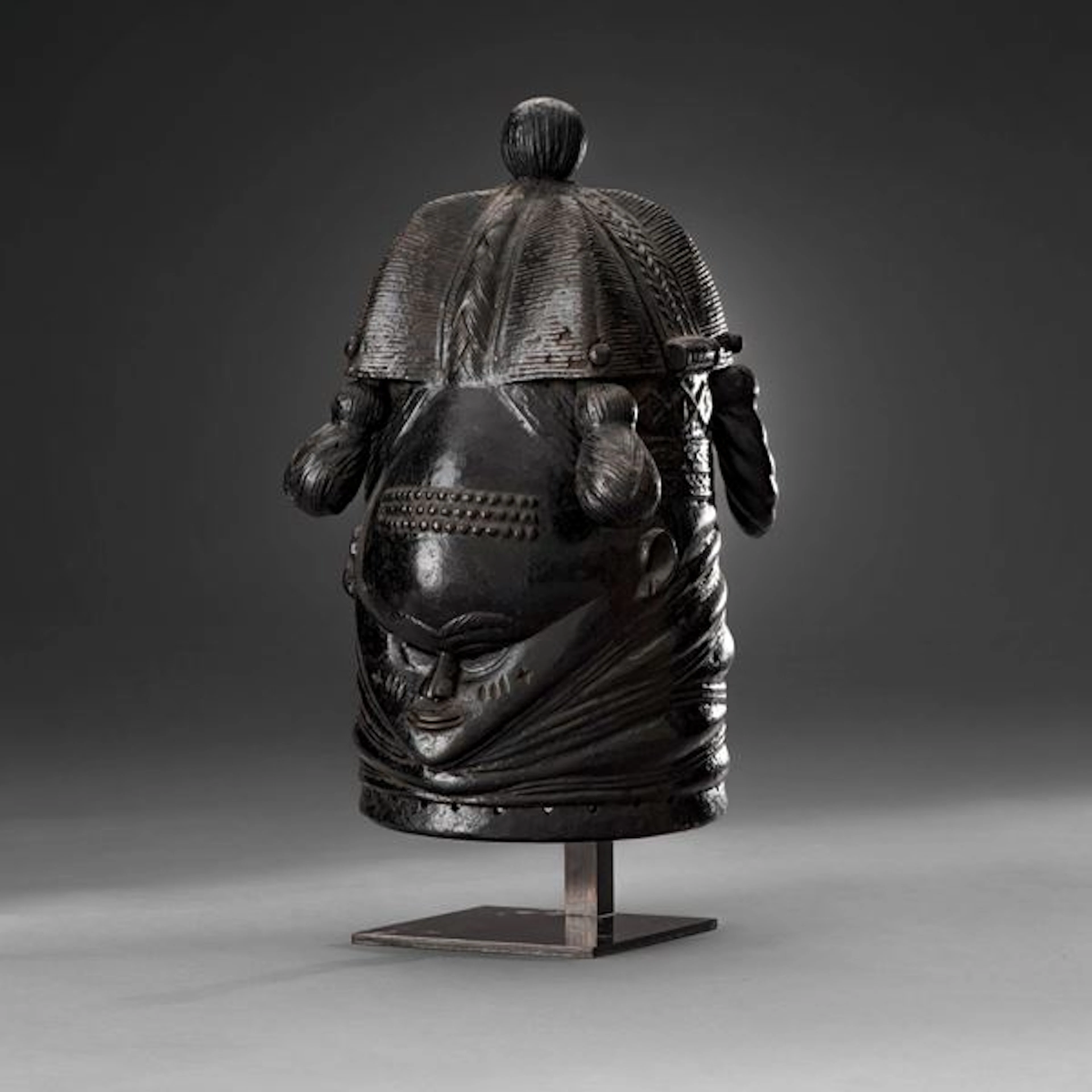 Mende, Sande female society, Sierra Leone Helmet mask