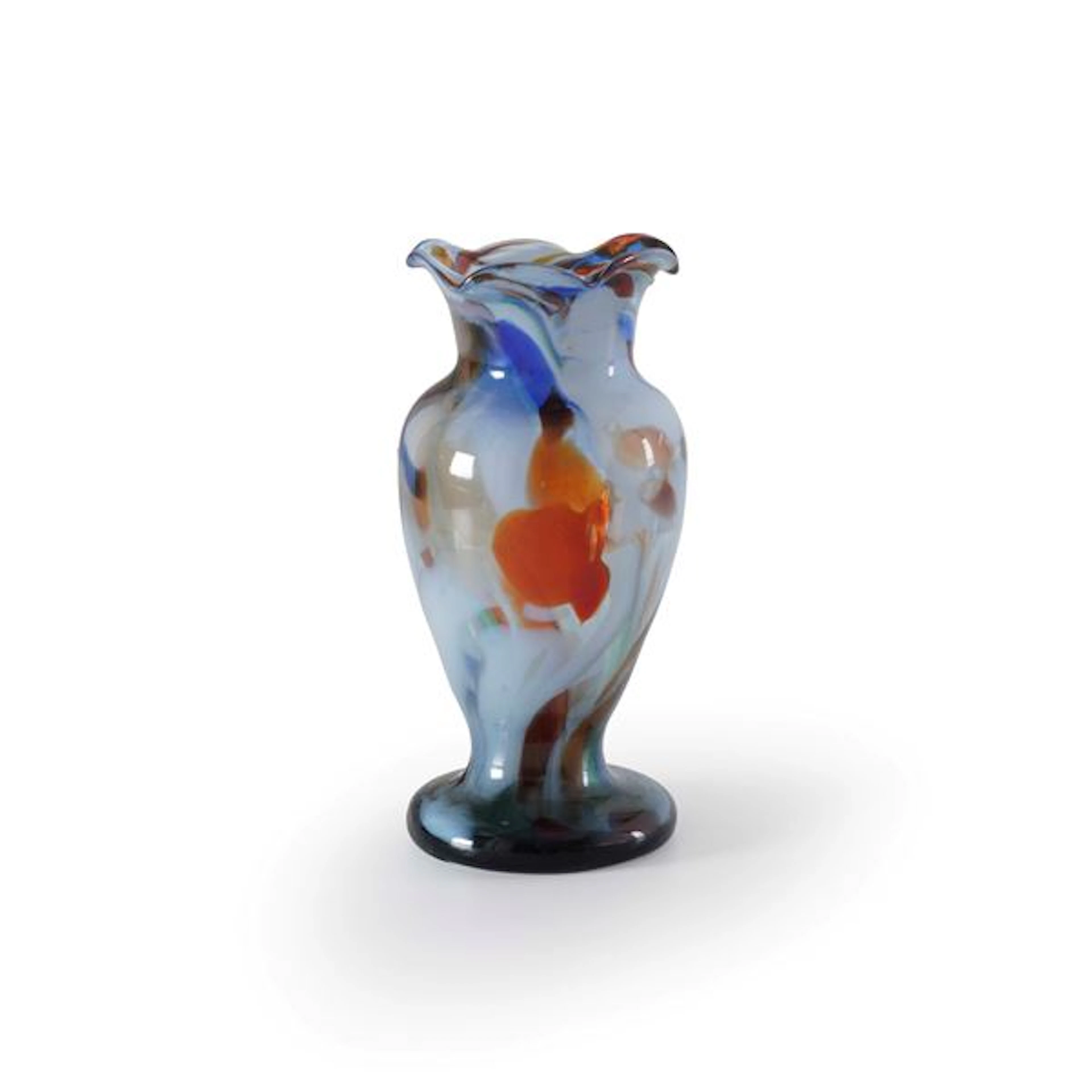 Vaso in vetro colorato