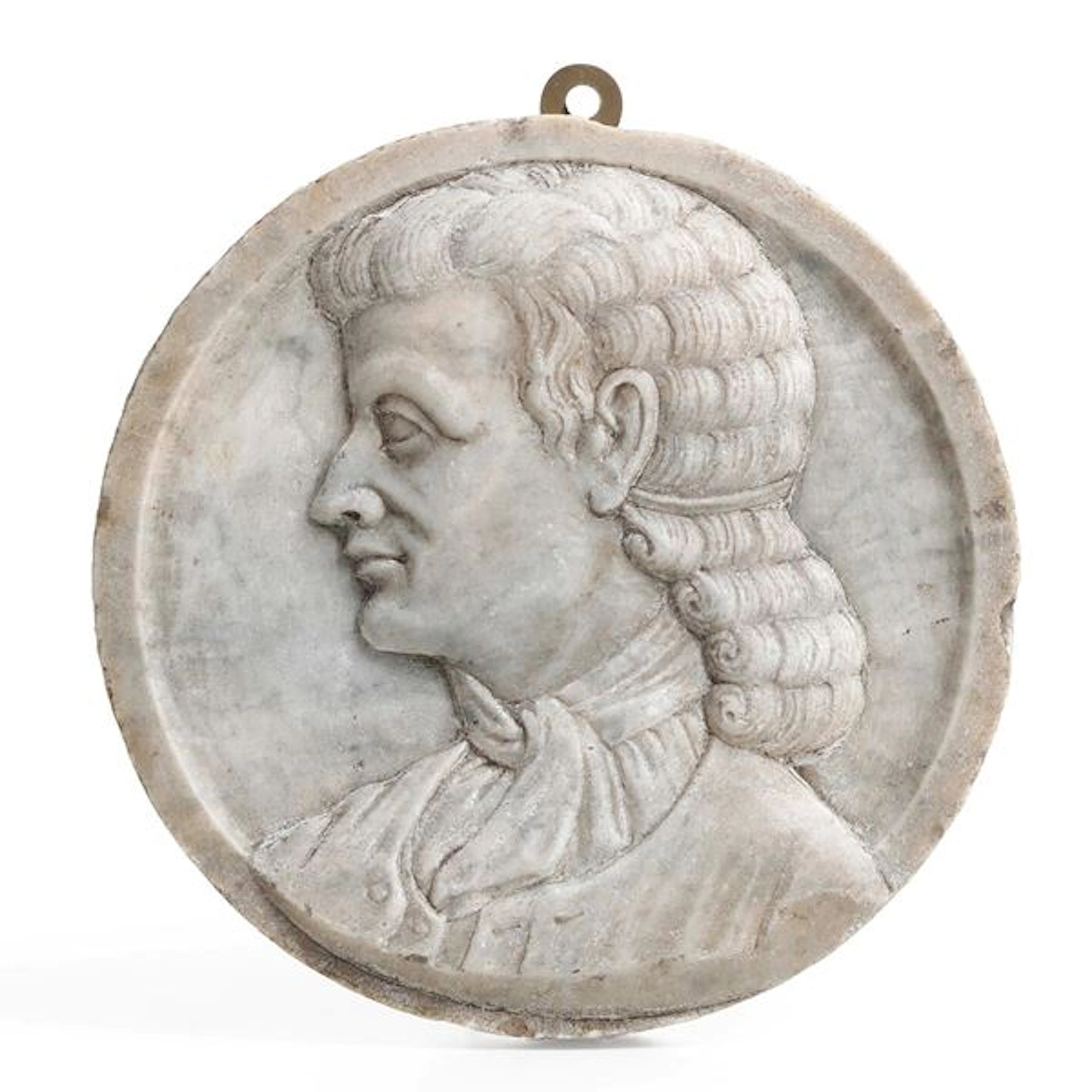 Scultore del XX secolo Rilievo con profilo maschile