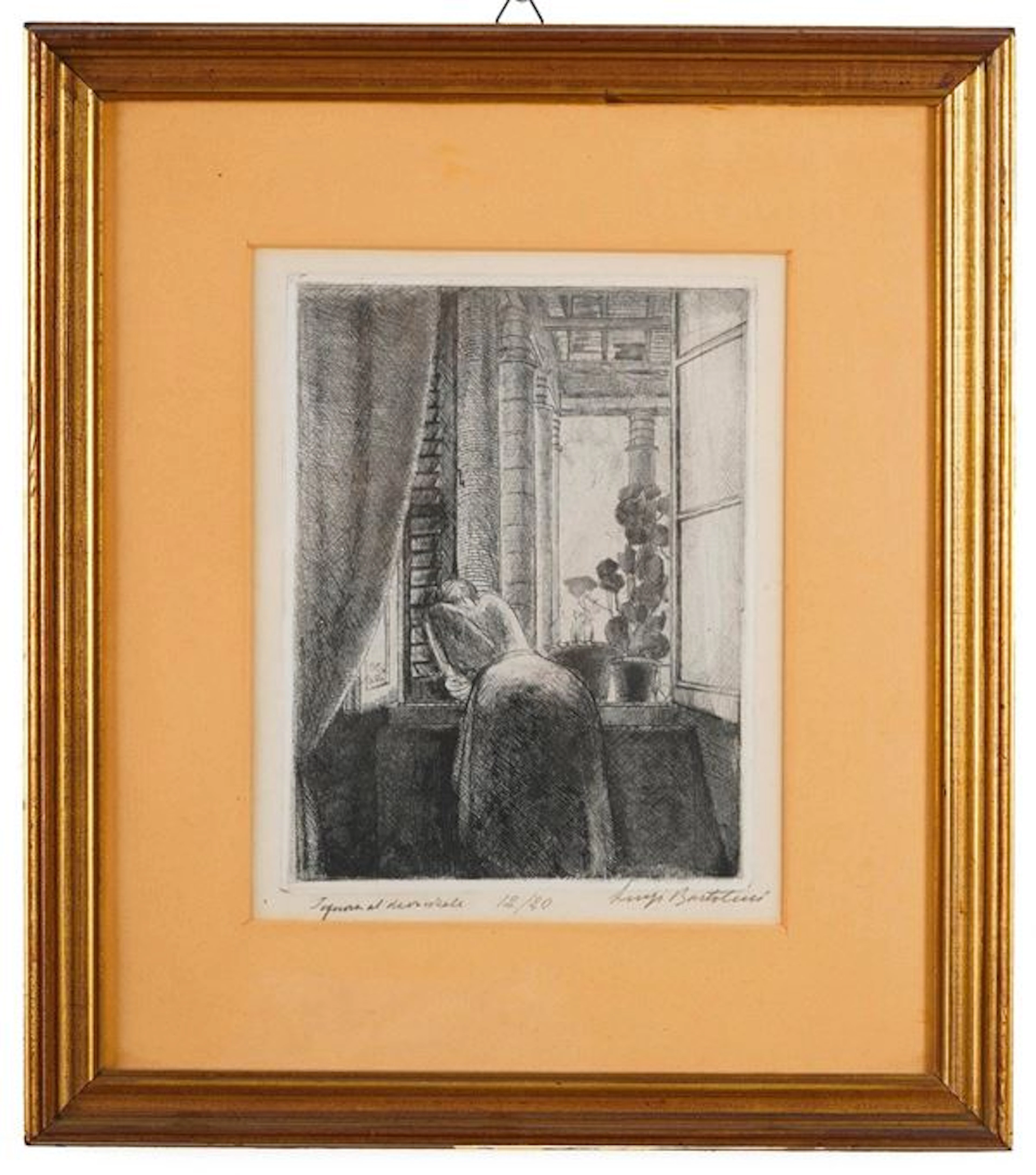 Signora al davanzale