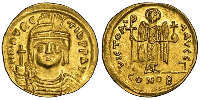 MAURIZIO TIBERIO, 582â602. Solido, anni 583â601. Costantinopoli?