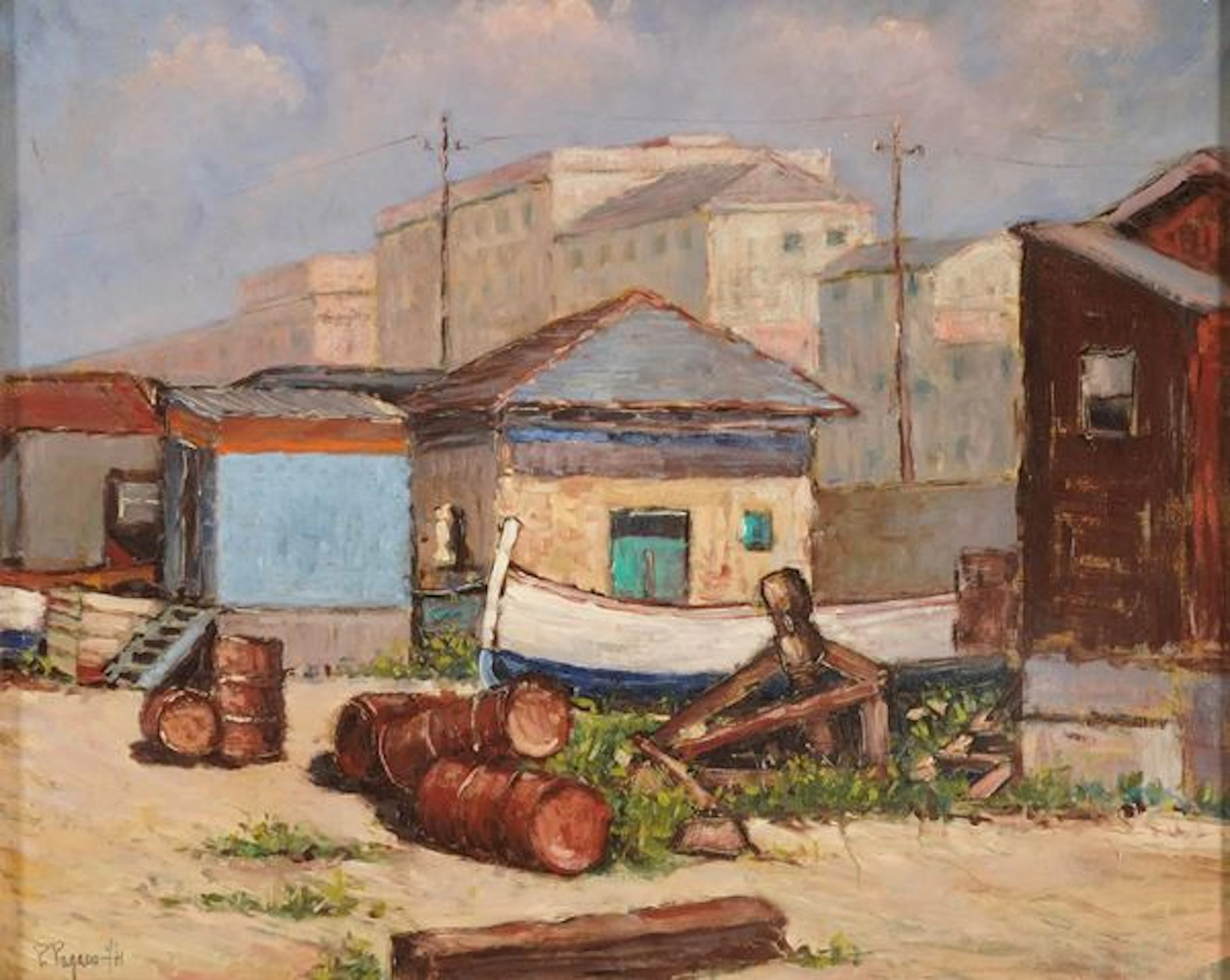 P. Pagano, 1974 Case di pescatori