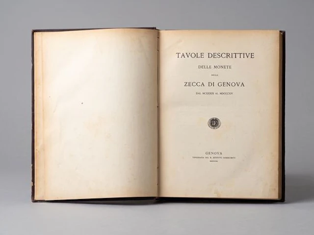 DESIMONI C. Tavole descrittive delle monete della zecca di Genova