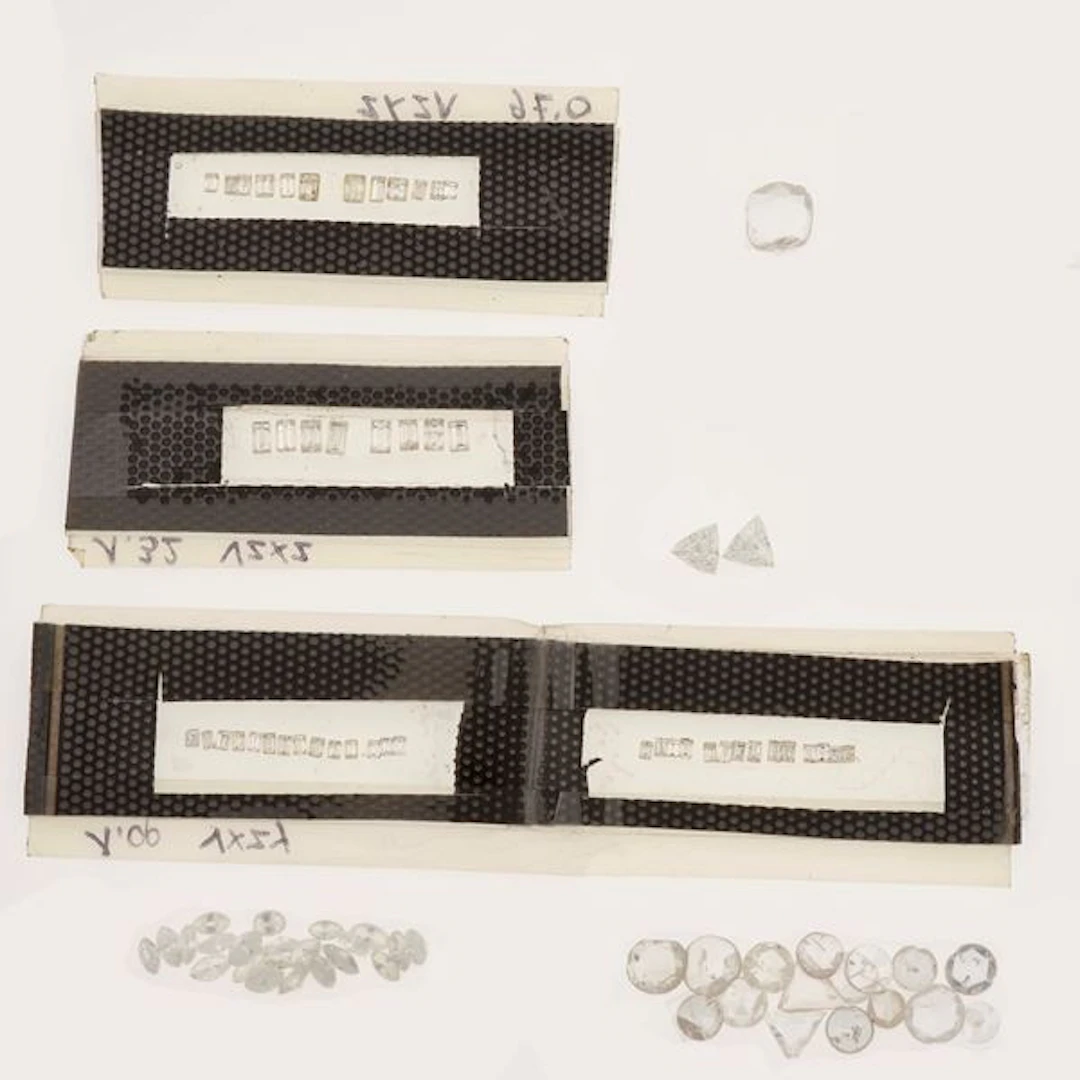 Collection of diamonds, mixed cuts, for a total weight of approximately