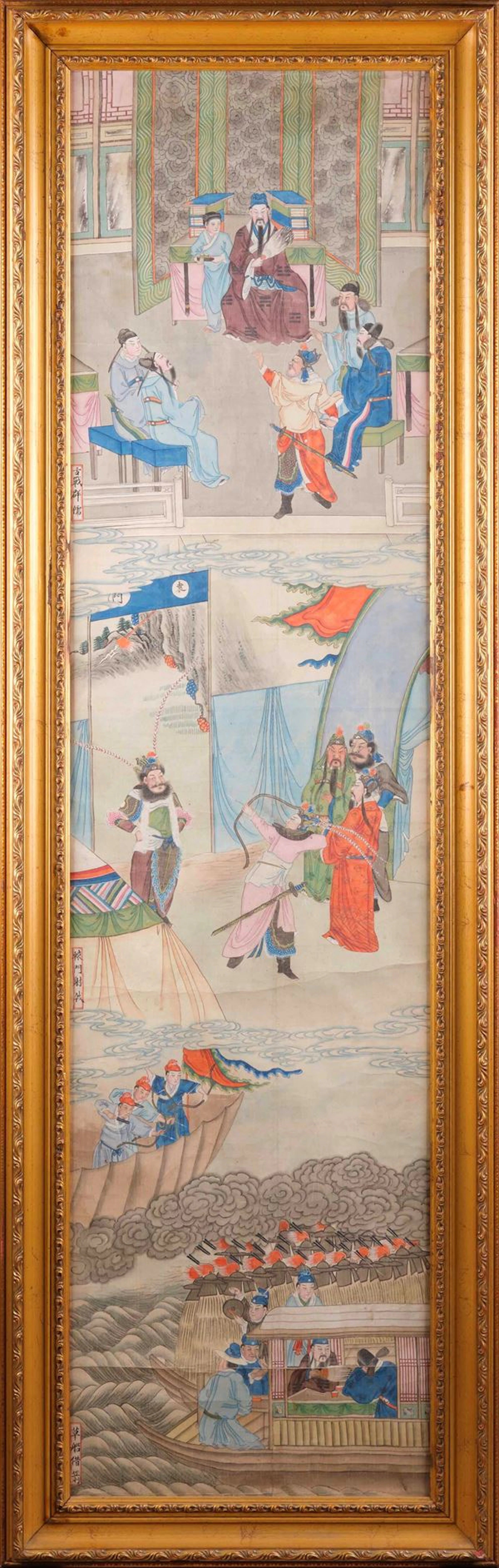A painting on paper, China, Qing Dynasty