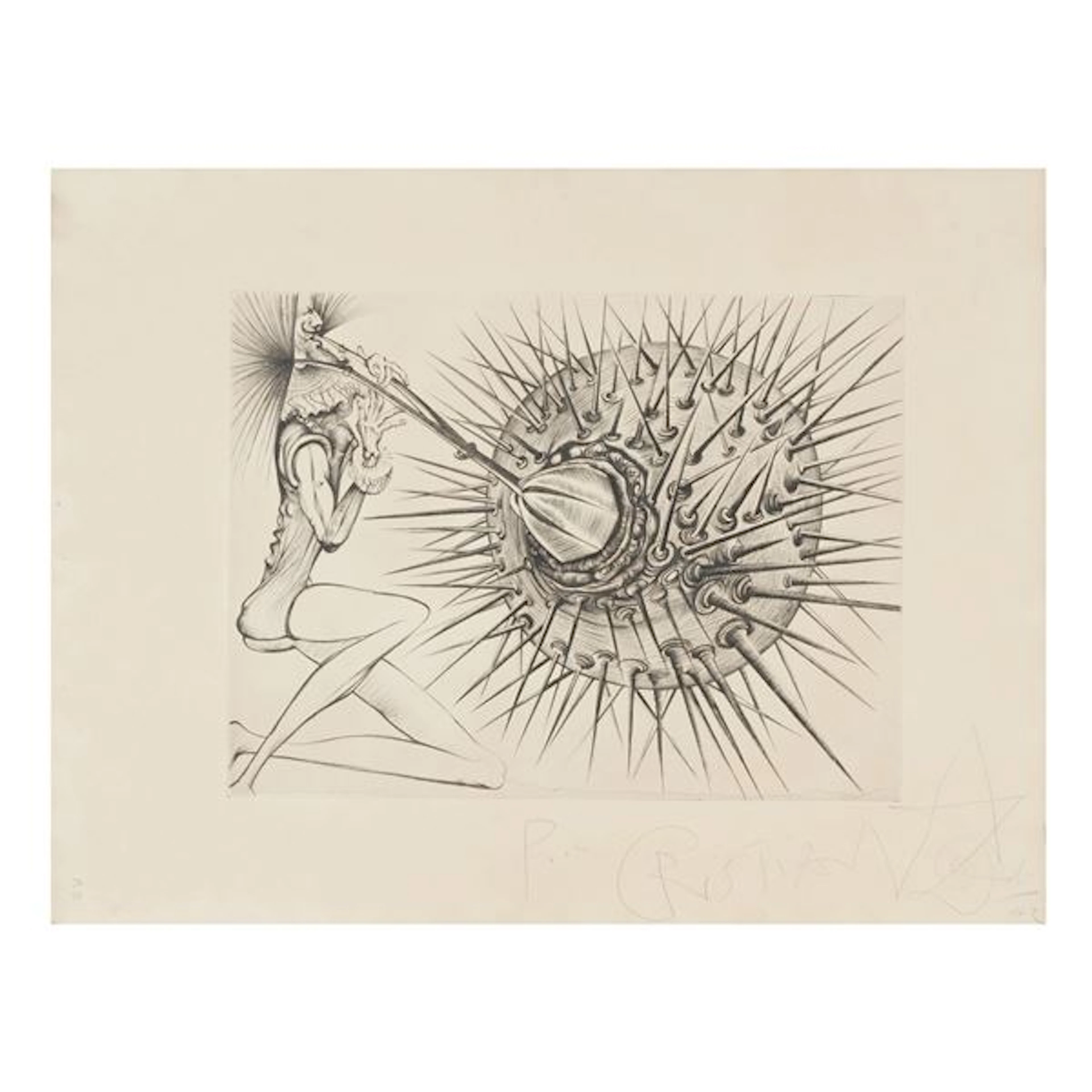DalÃ¬, Salvador (1904-1989) Don Quichotte et l'oursin
