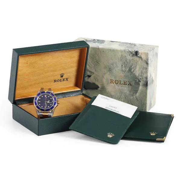 Rolex Submariner Date â Acciaio e oro giallo, quadrante blu (*)