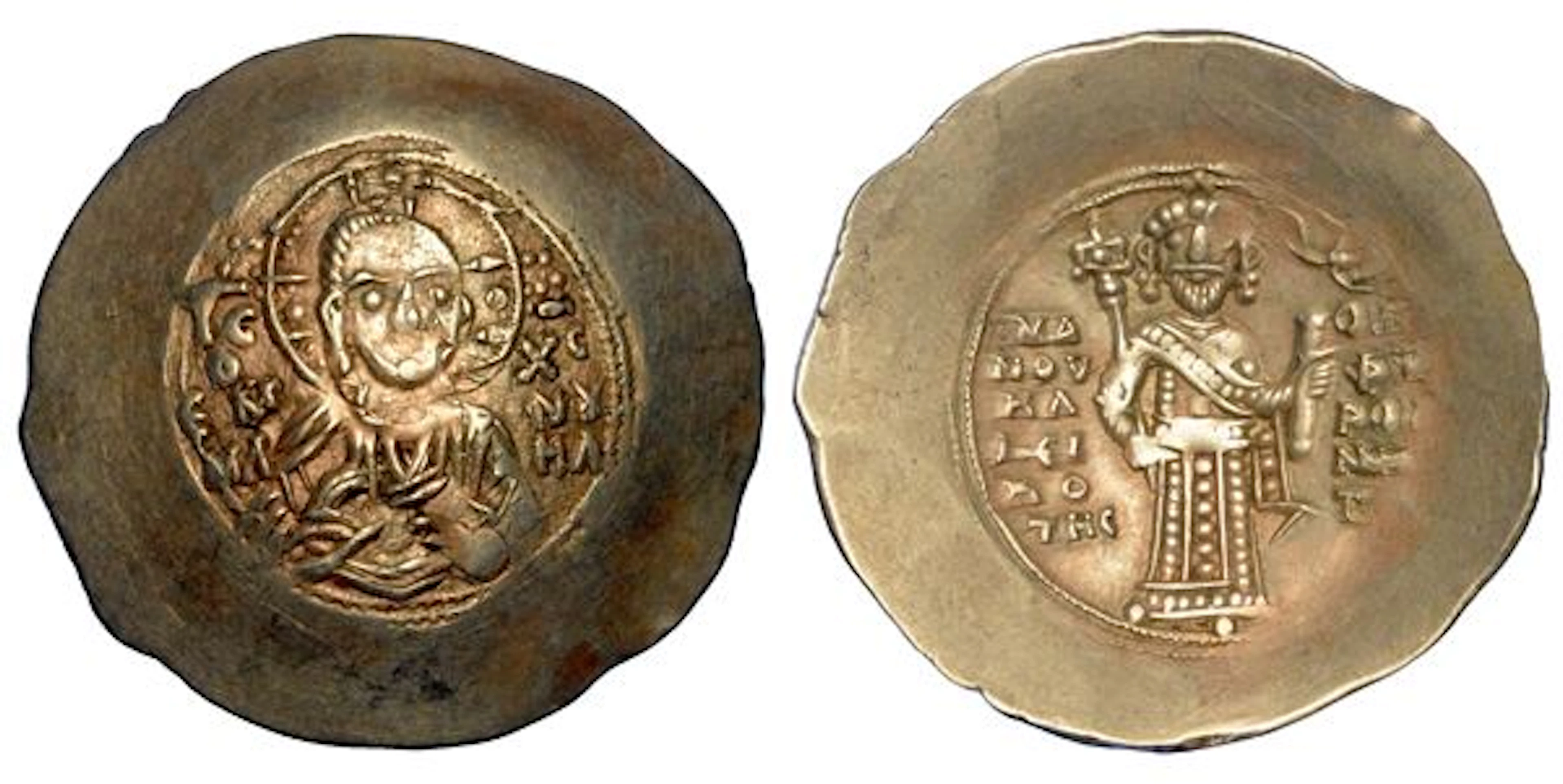 MANUELE I COMNENO, 1143-1180. Aspron Trachy. Costantinopoli.