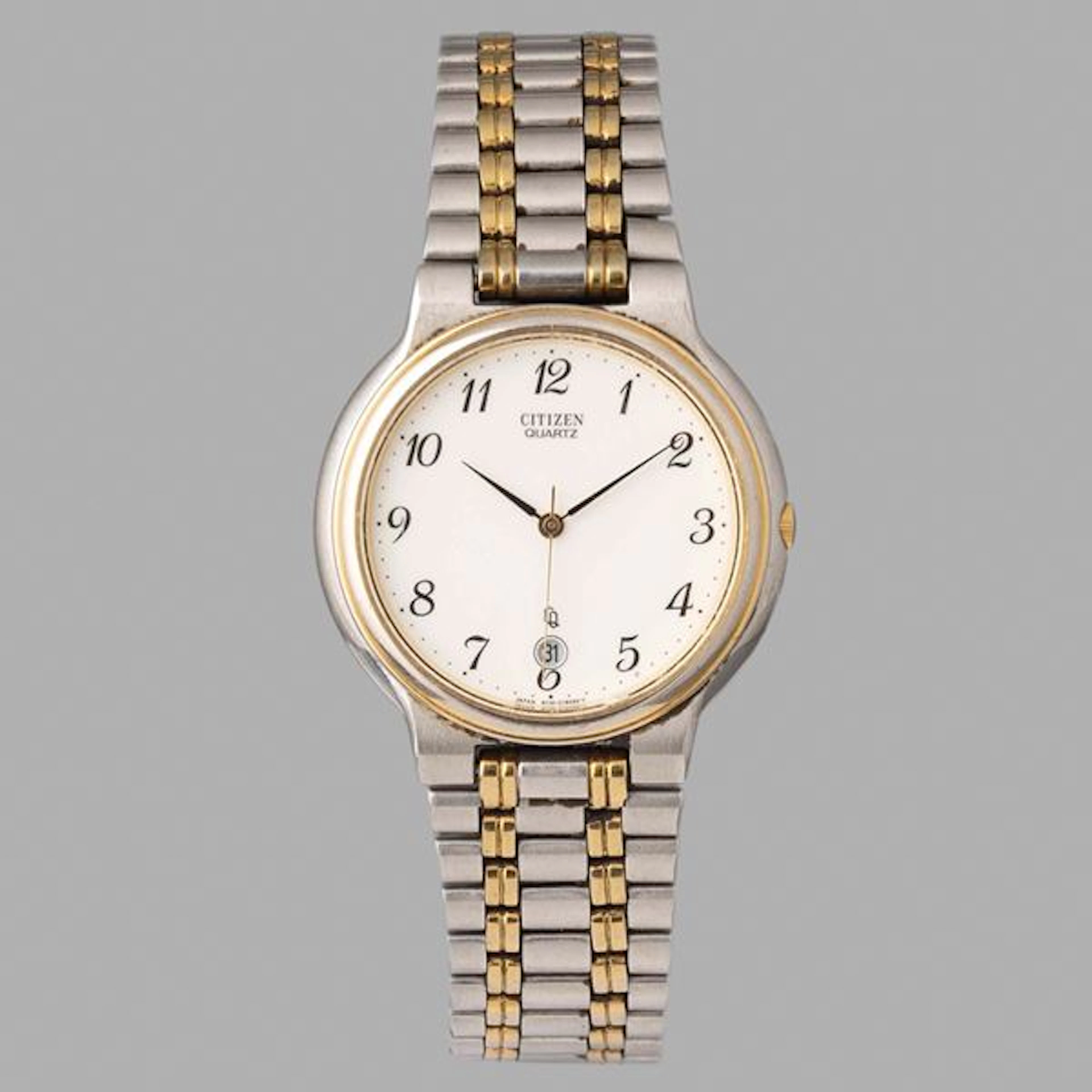 Lady ref. 6110-G05378 in acciaio, quadrante bianco con datario al