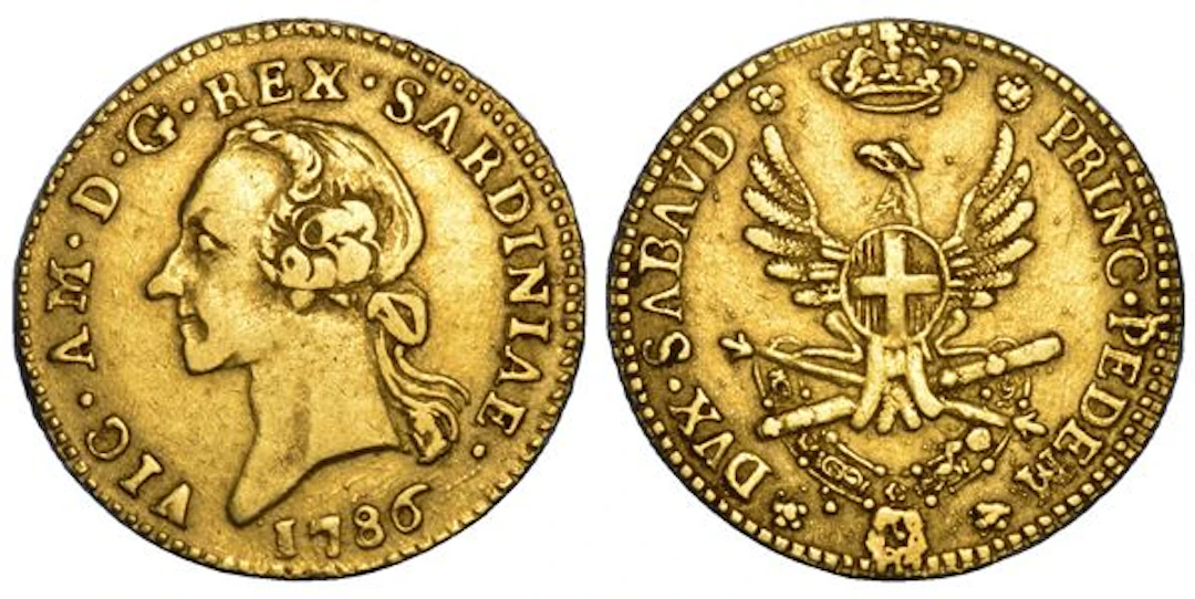 REGNO DI SARDEGNA. VITTORIO AMEDEO III DI SAVOIA, 1773-1796. Mezza