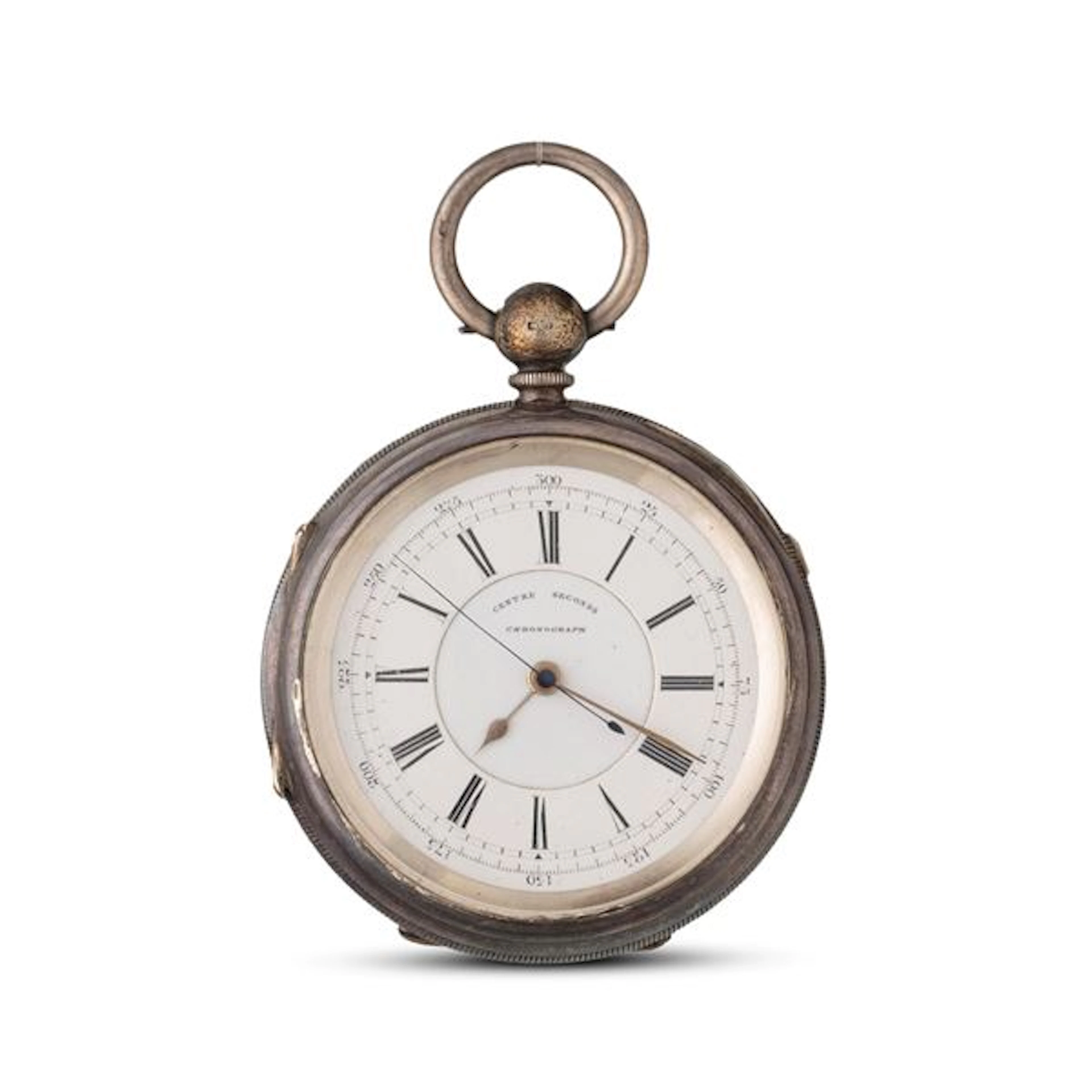 Stop Watch Cronografo inglese in argento manifattura J. Richardson