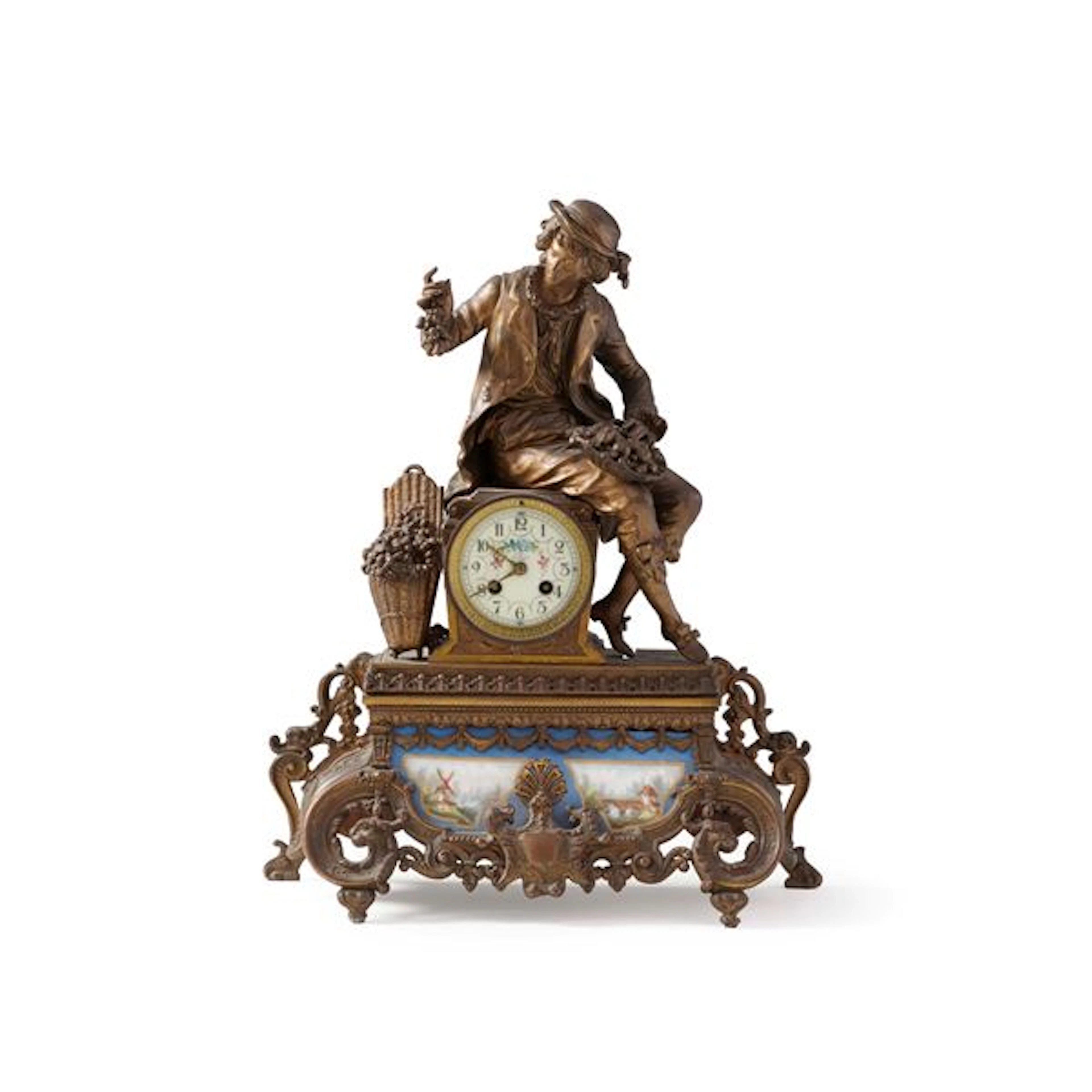 Pendola in antimonio. Fine XIX-inizi XX secolo