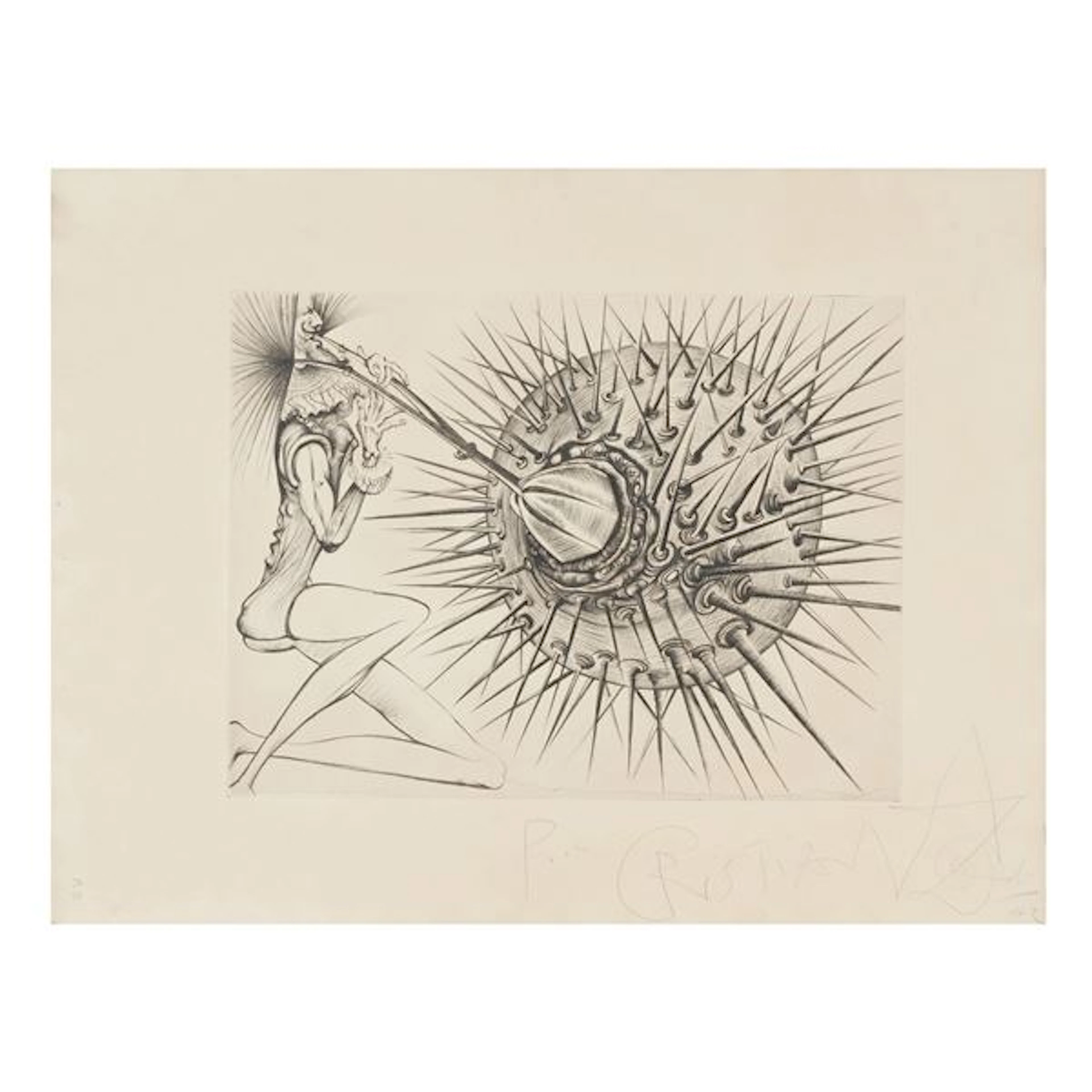 DalÃ¬, Salvador (1904-1989) Don Quichotte et l'oursin