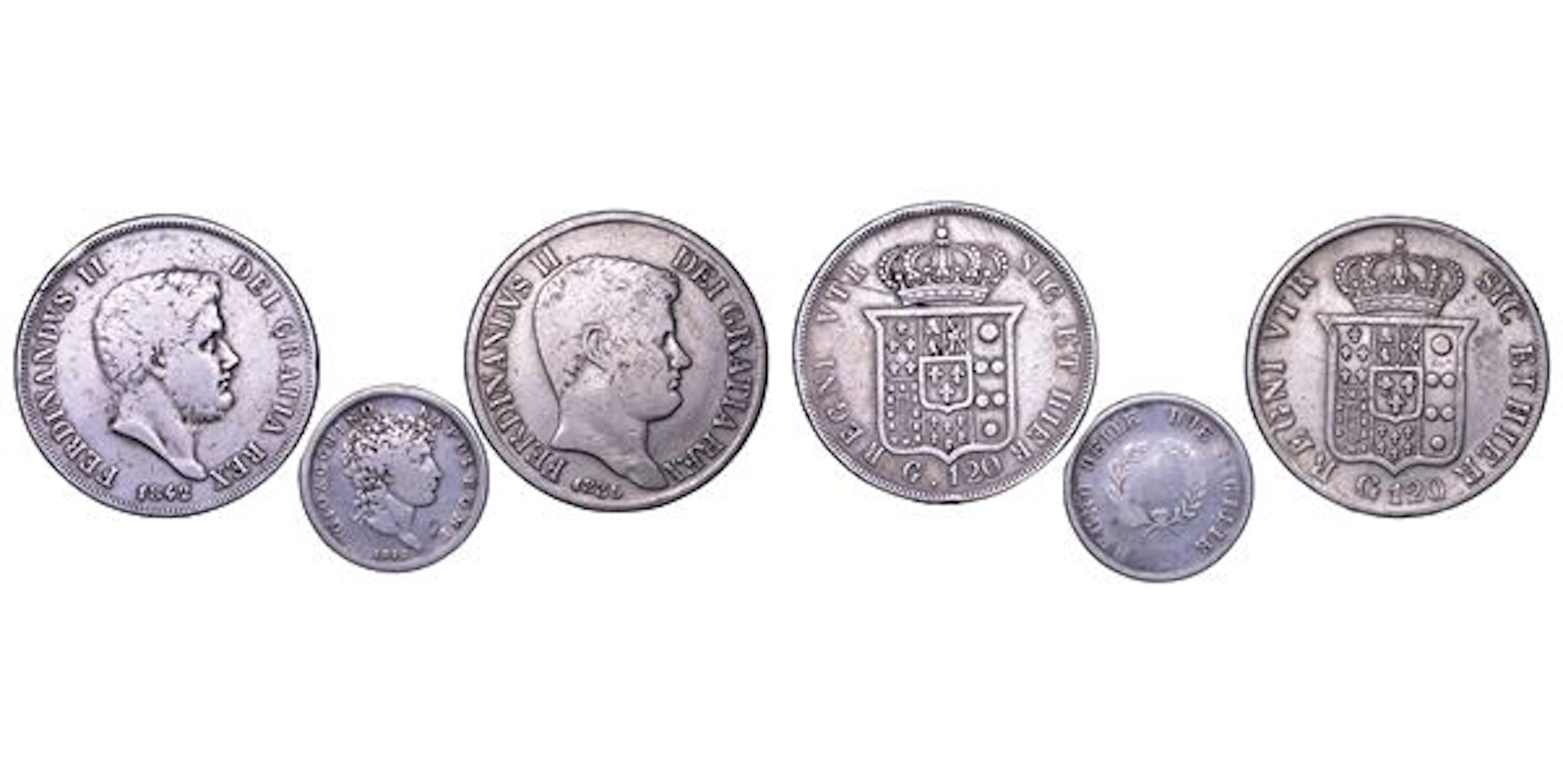 NAPOLI. Lotto di tre monete.