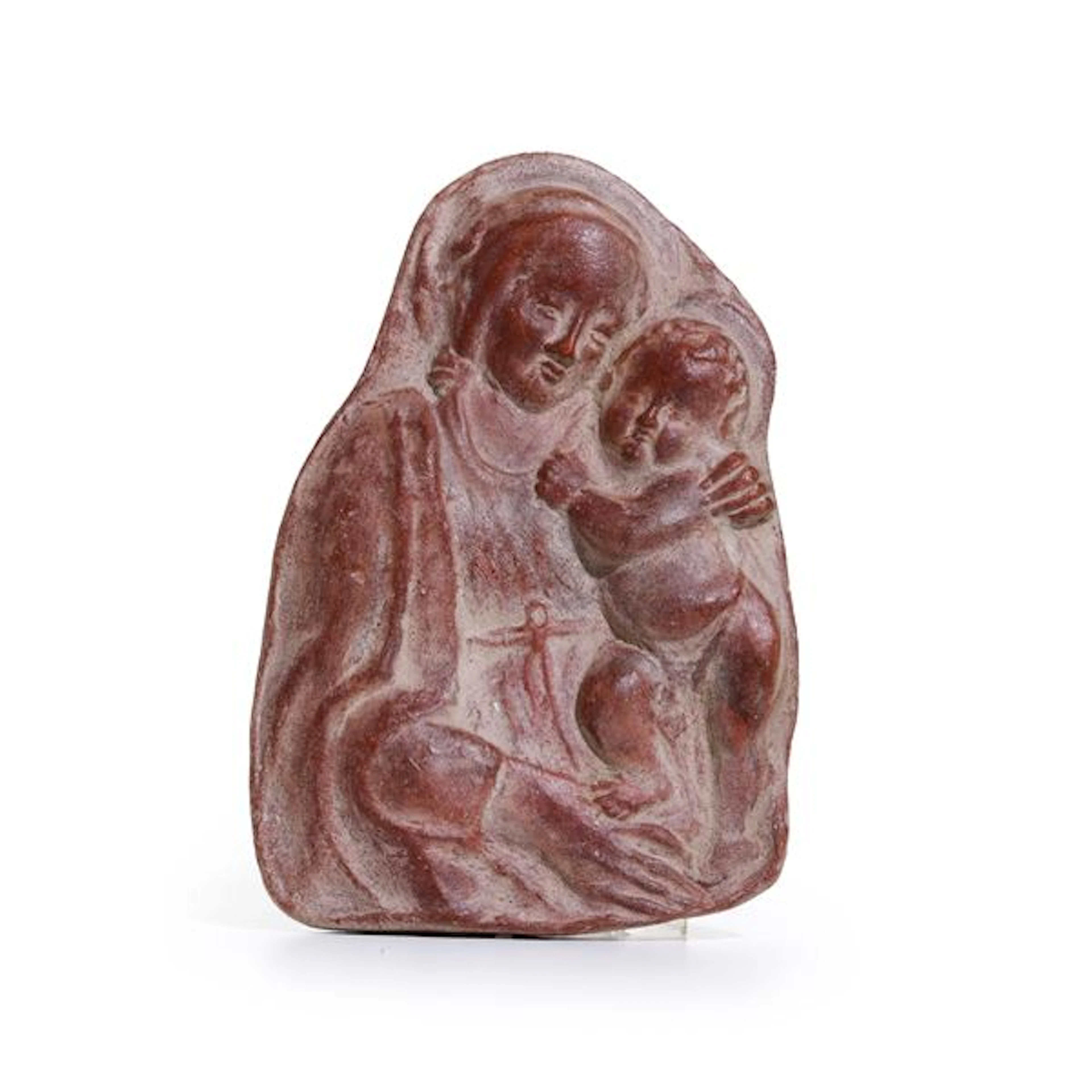 Madonna con bambino di modello rinascimentale. Plasticatore del XX secolo