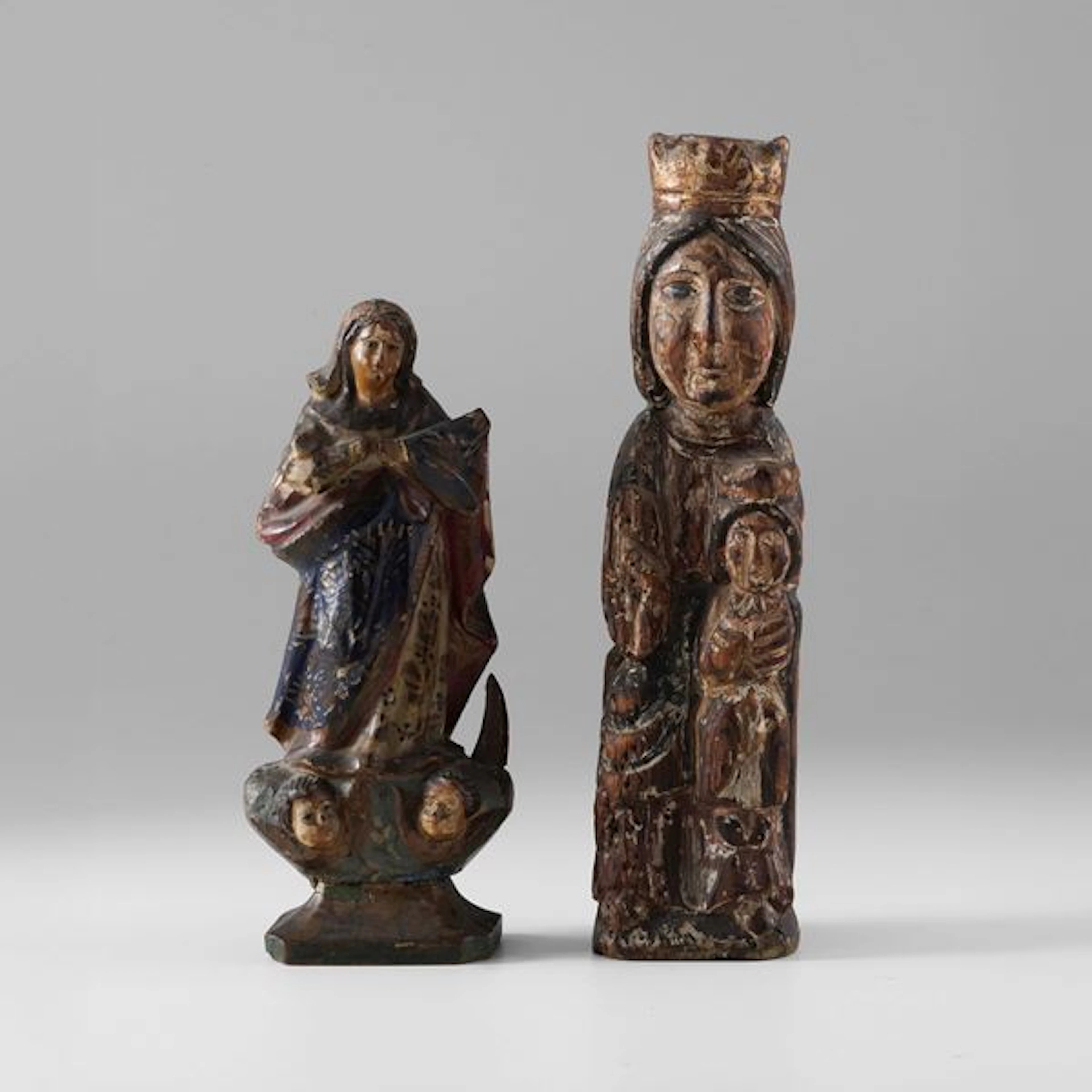 Scultori del XIX secolo Madonna immacolata - Madonna con Bambino di