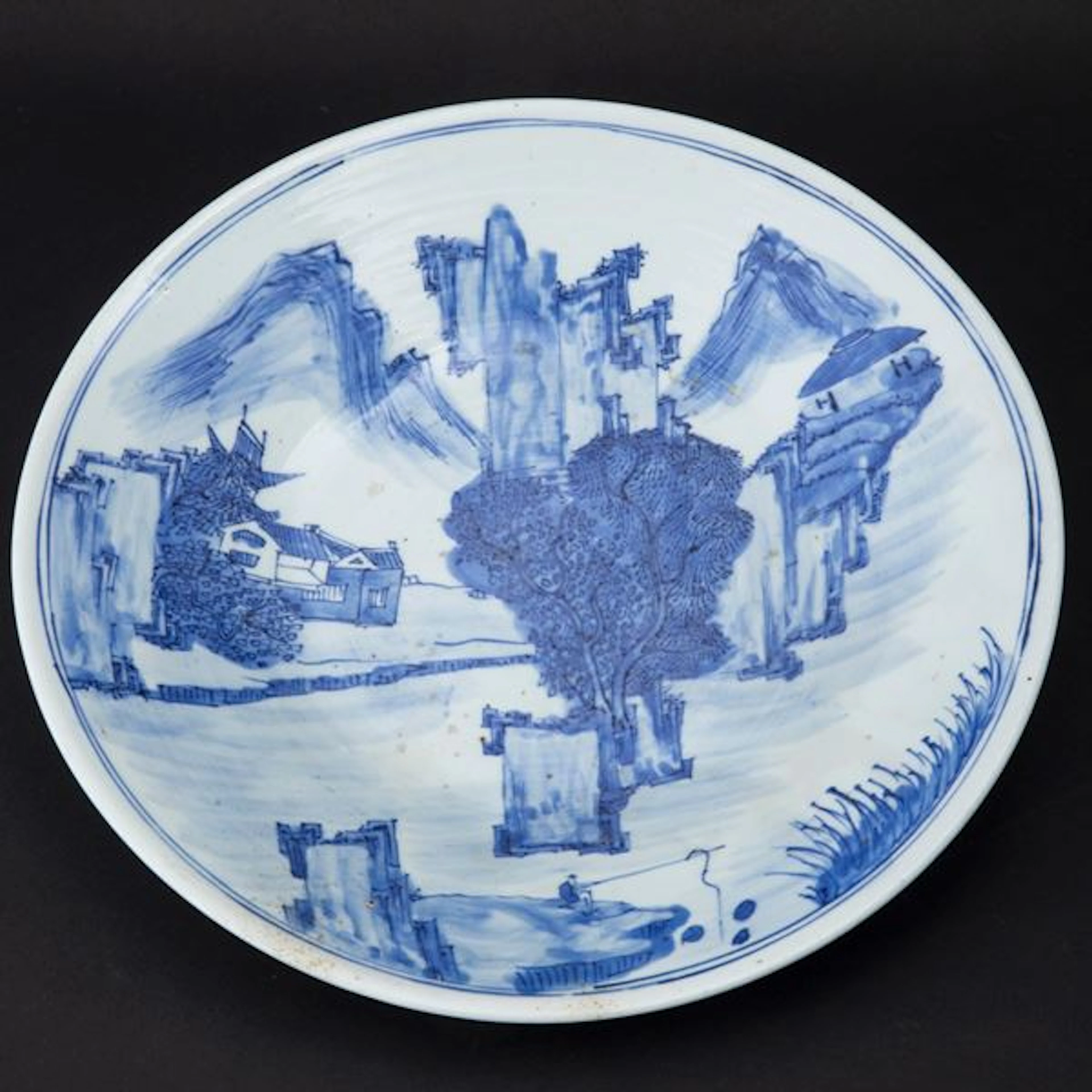 A porcelain plate, China, Qing Dynasty