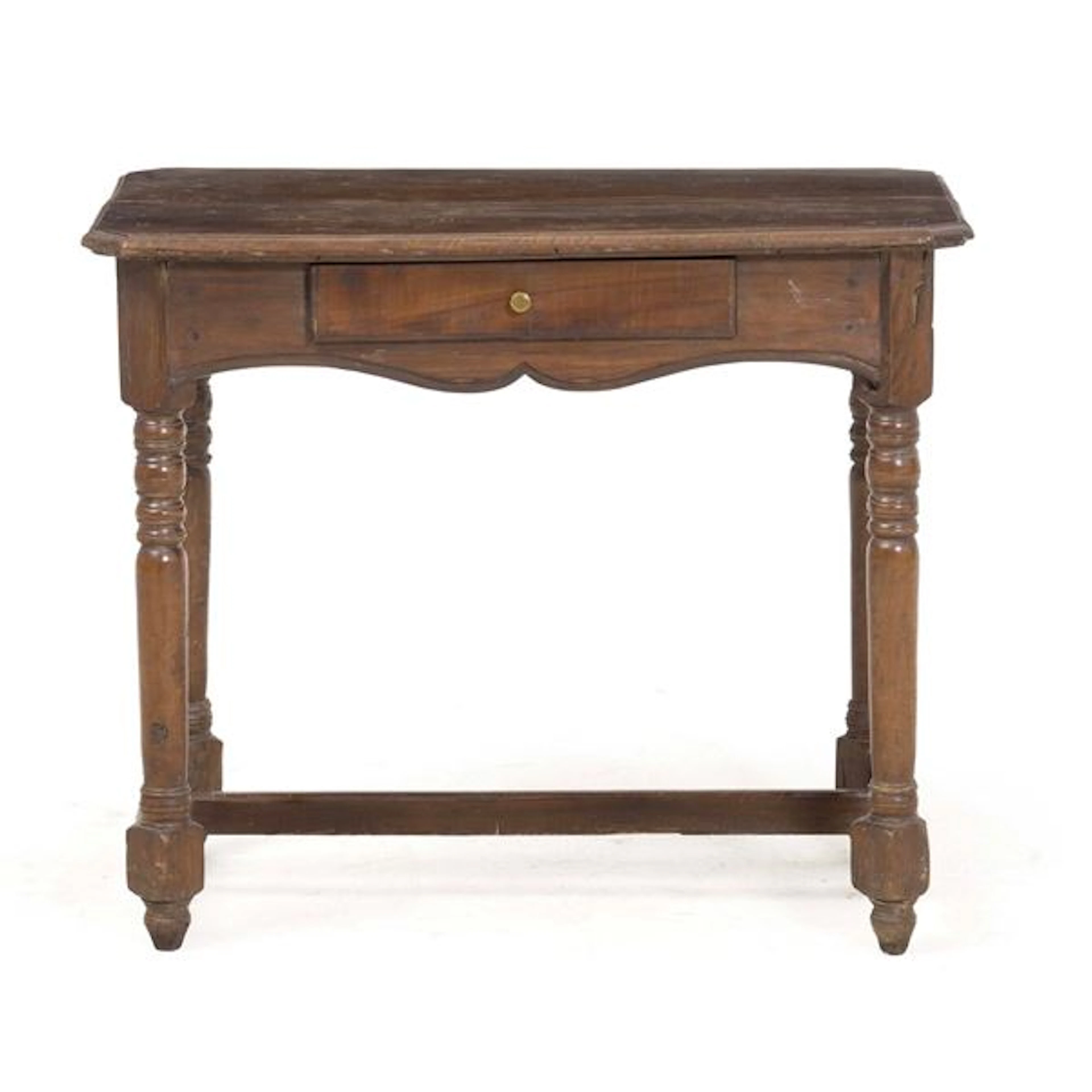 Scrittoio in legno intagliato. XIX secolo