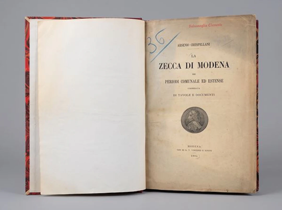 CRESPELLANI A. La zecca di Modena nei periodi comunale ed estense