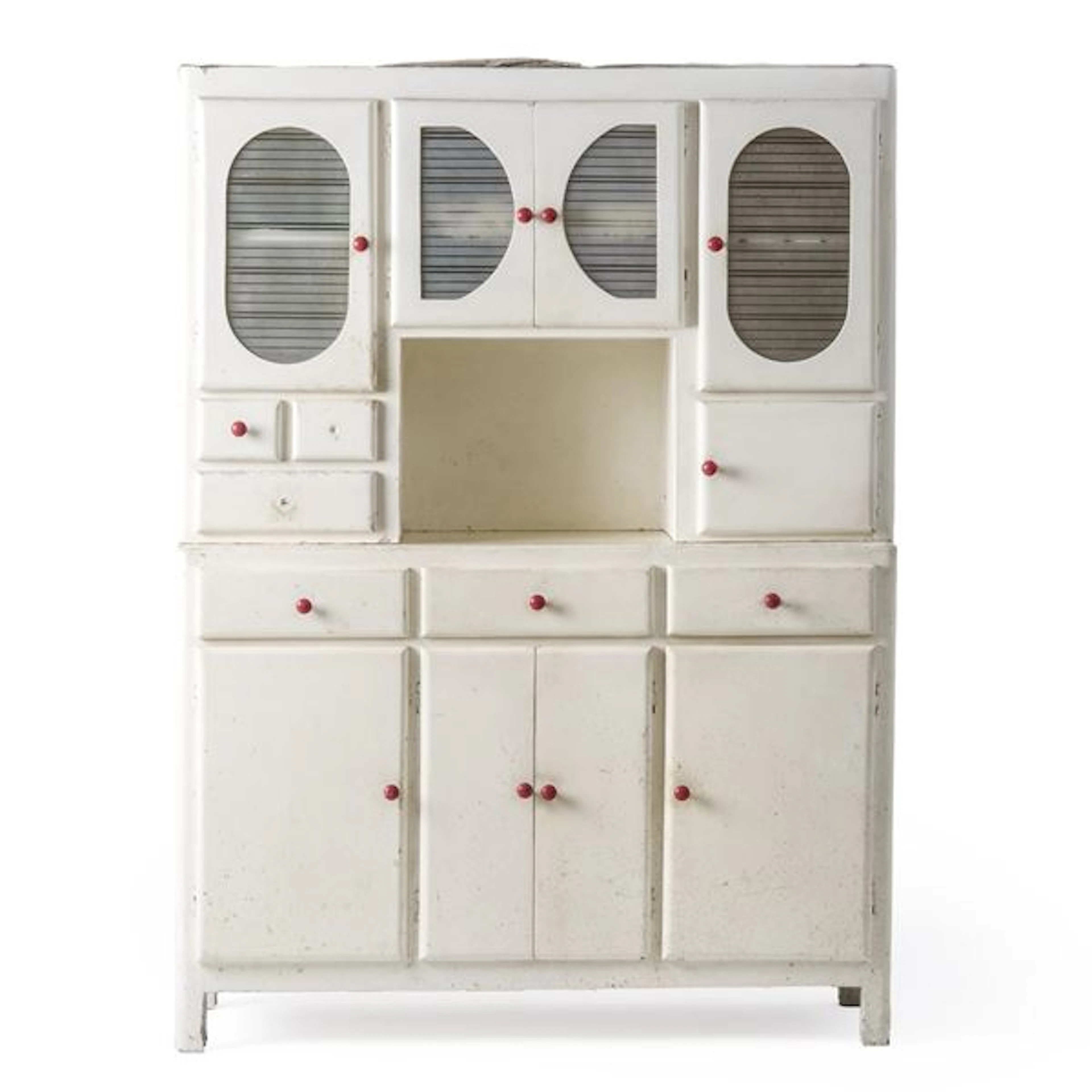 Credenza laccata bianca, anni '60