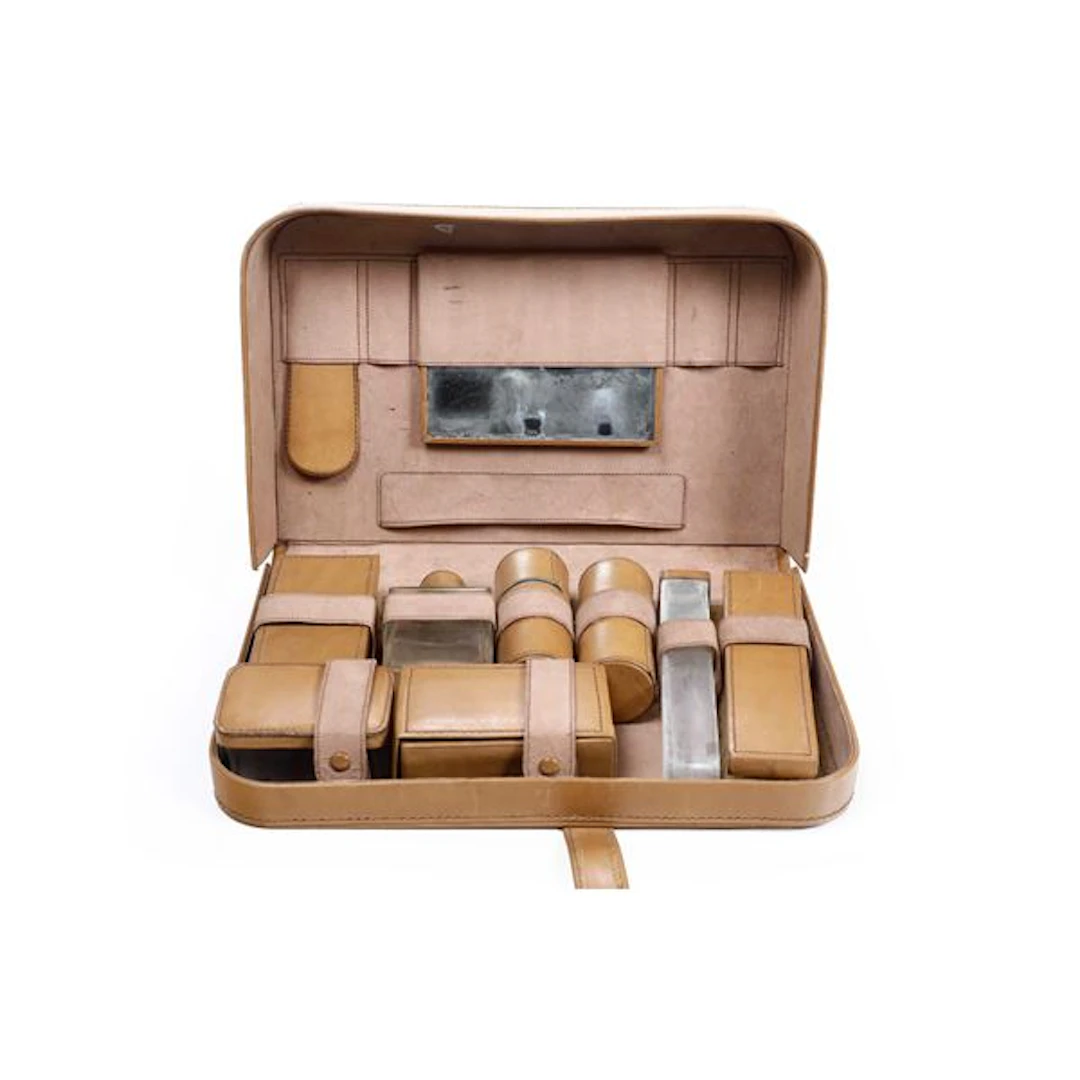 Necessaire da viaggio metallo argentato