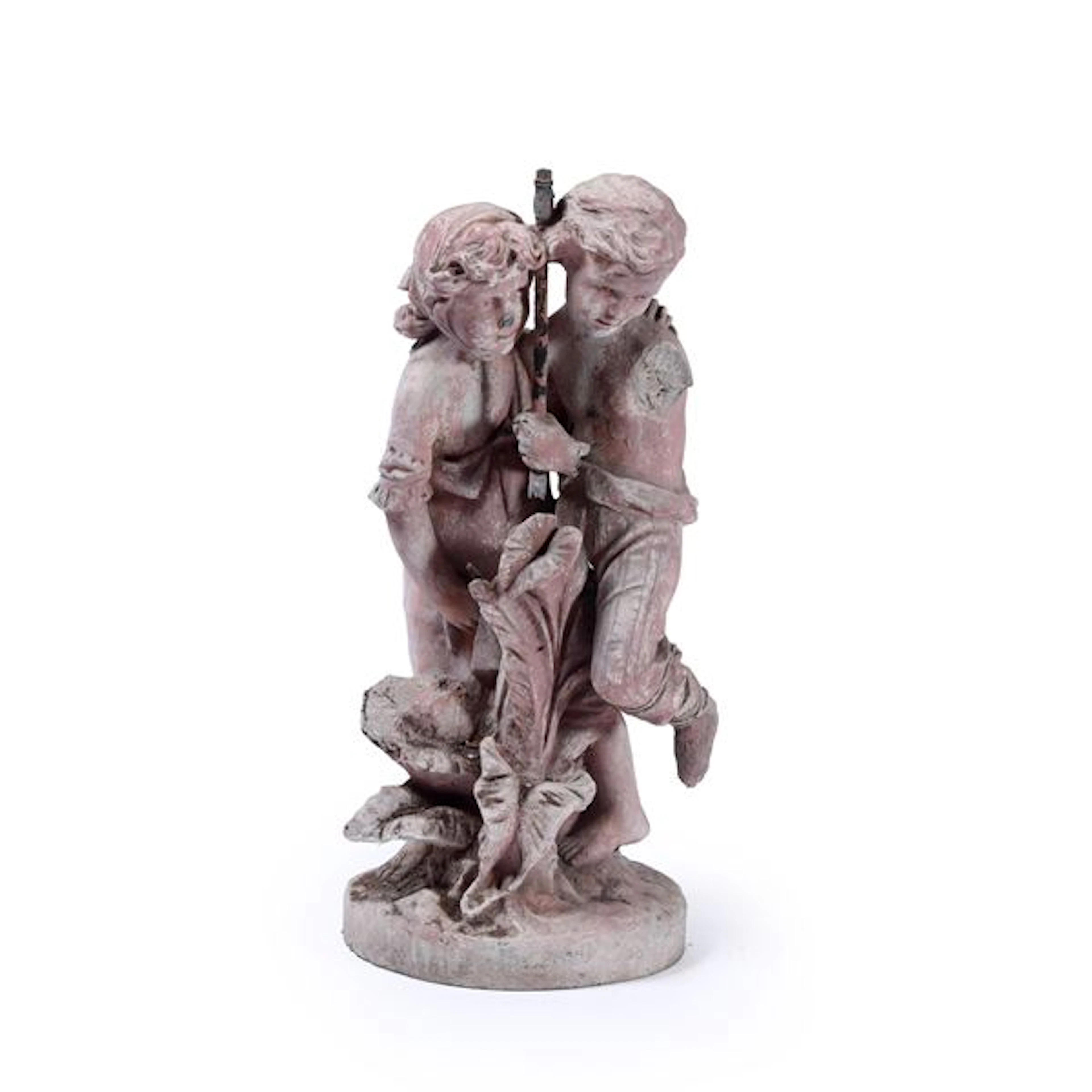 Scultura raffigurante bambini