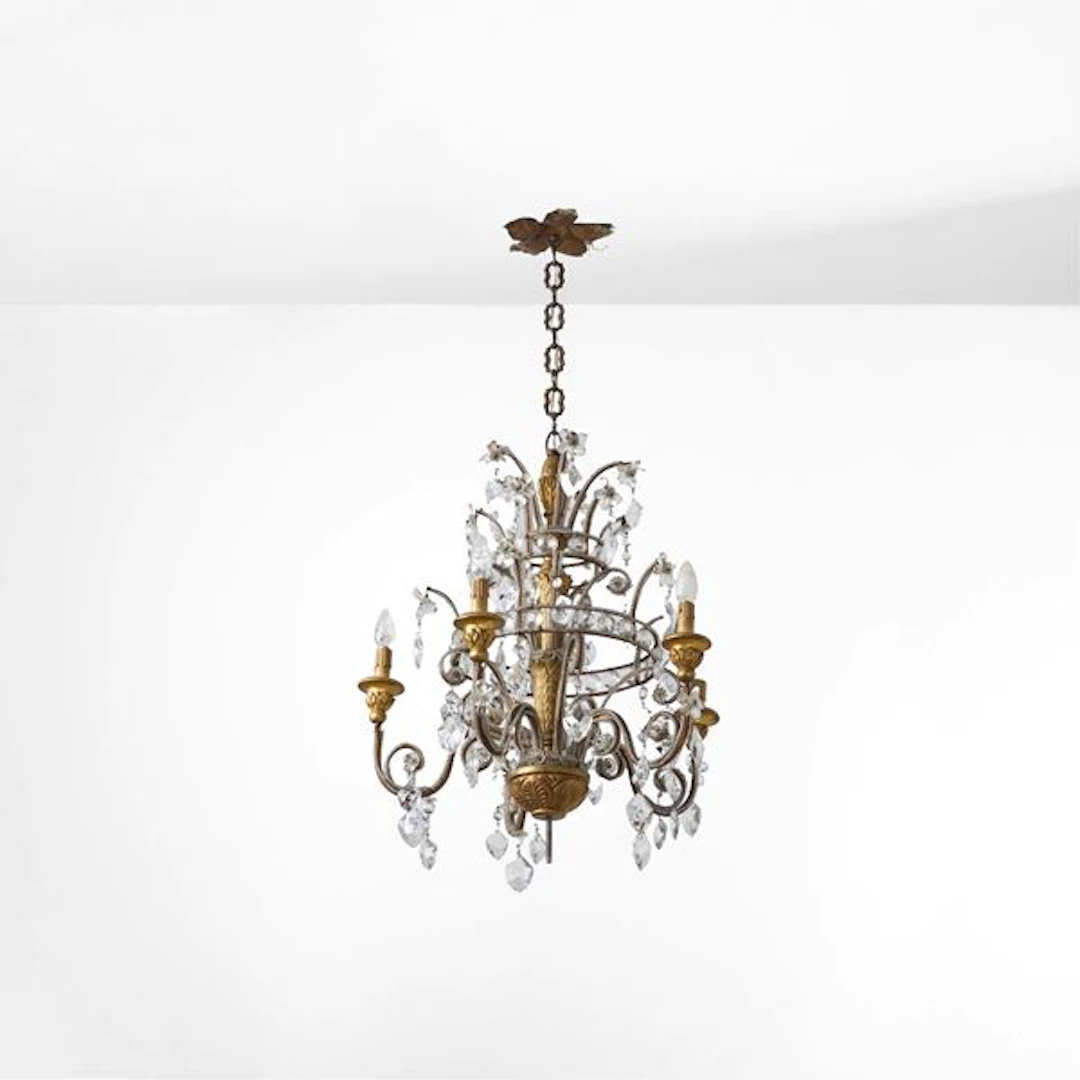Lampadario a gocce. XX secolo
