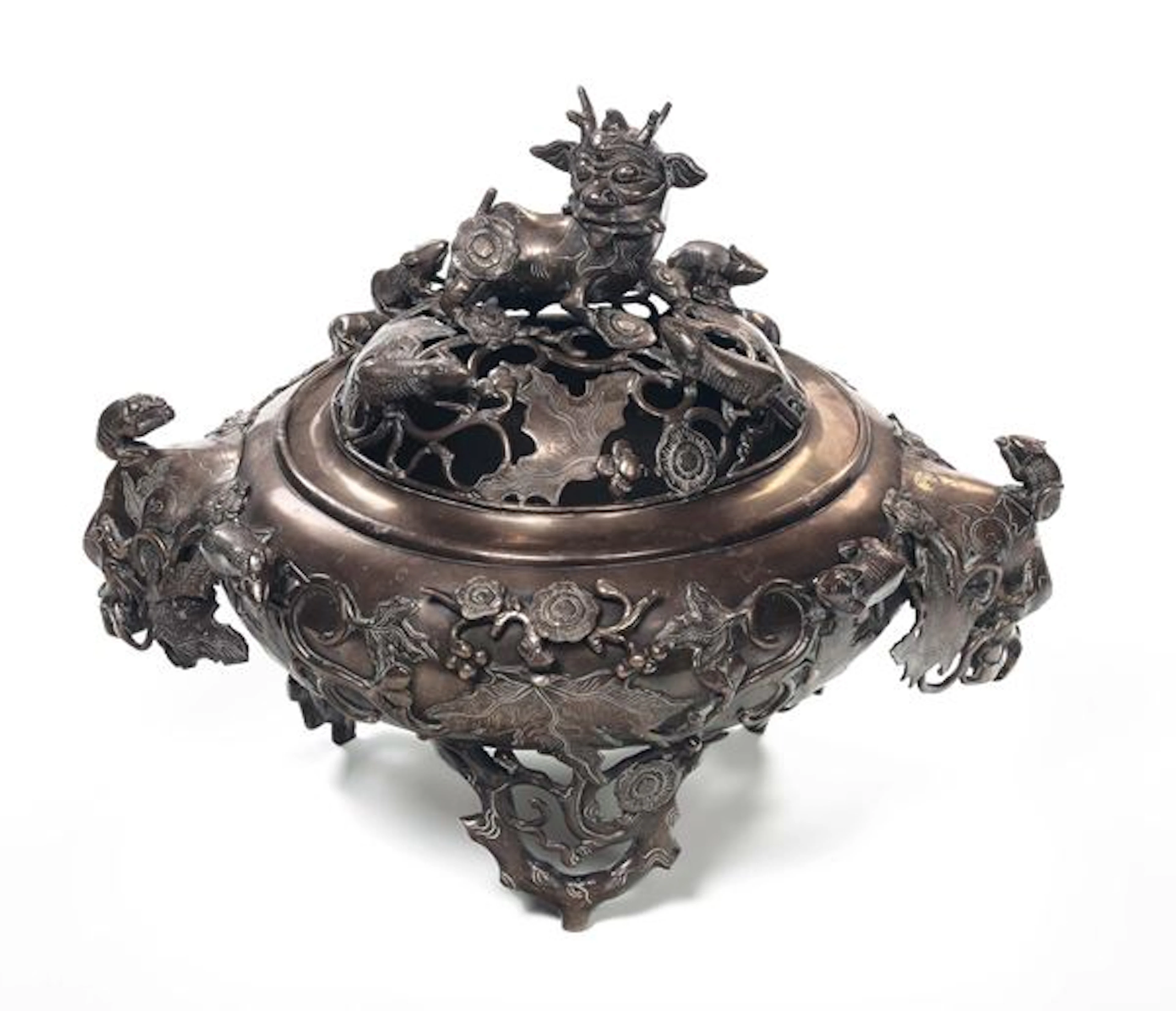 A bronze censer, China, Qianlong period