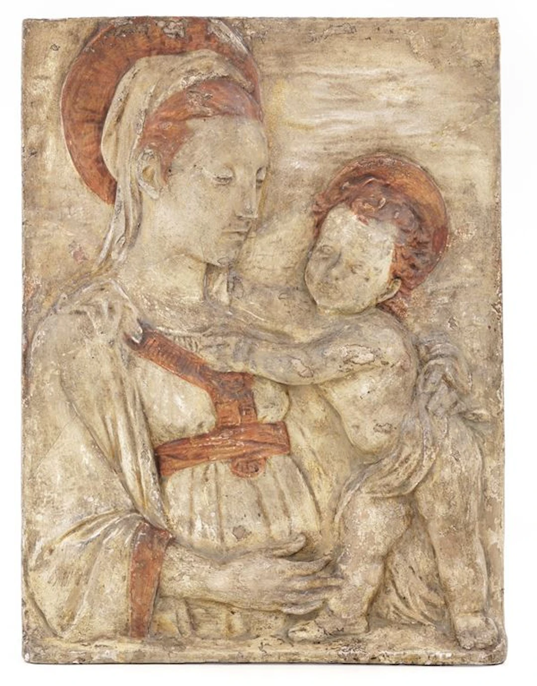 Madonna con Bambino. Arte italiana del XIX secolo, nei modi della