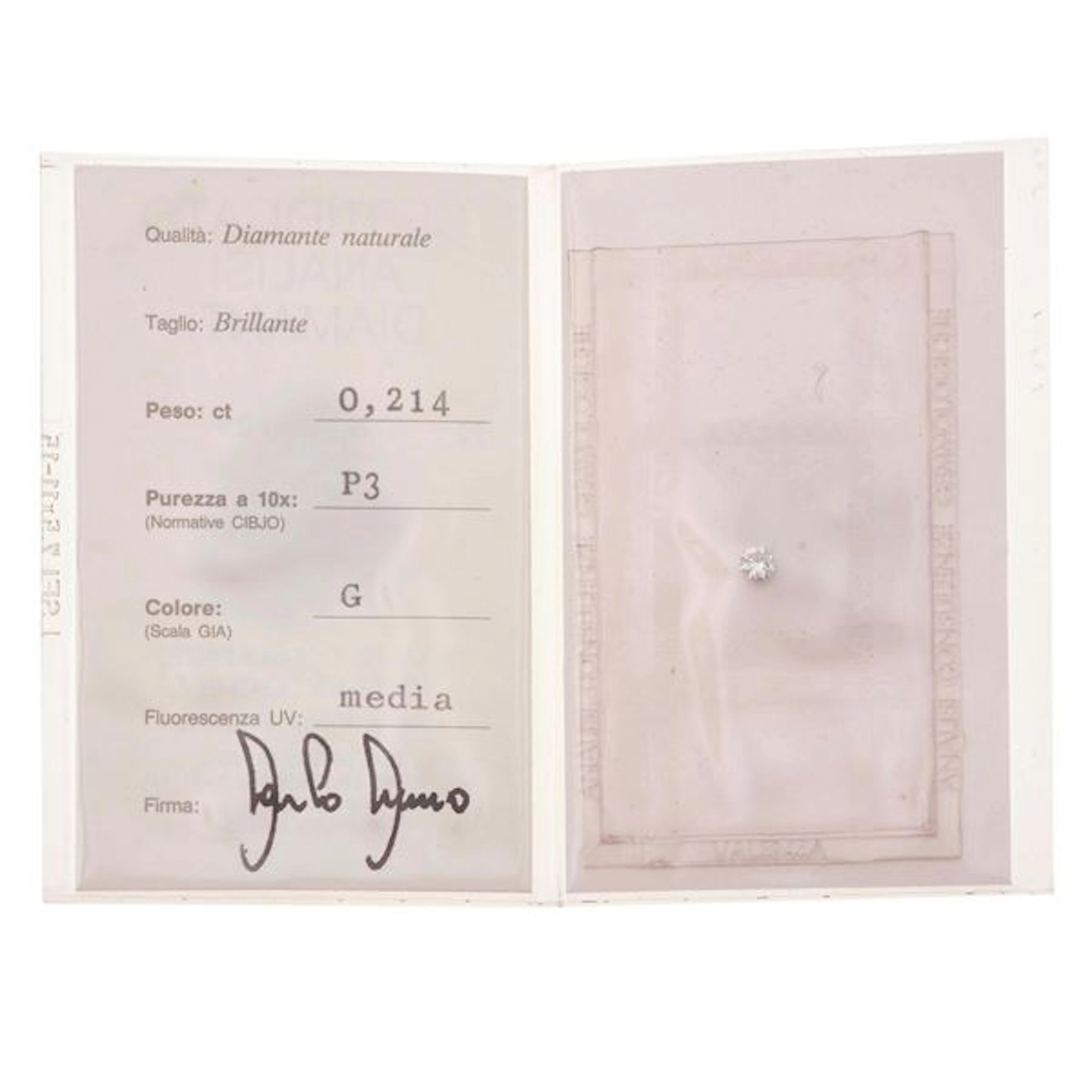 Five brilliant-cut diamonds total weights carats 1.50