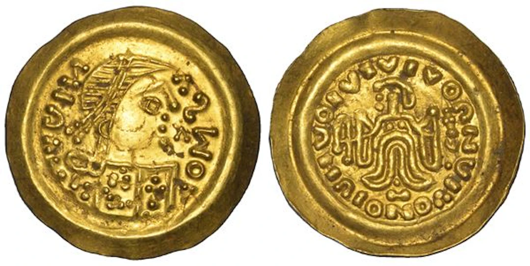 LONGOBARDI. CONIAZIONI PSEUDO-IMPERIALI, 568-690. Tremisse (Italia centrale?).