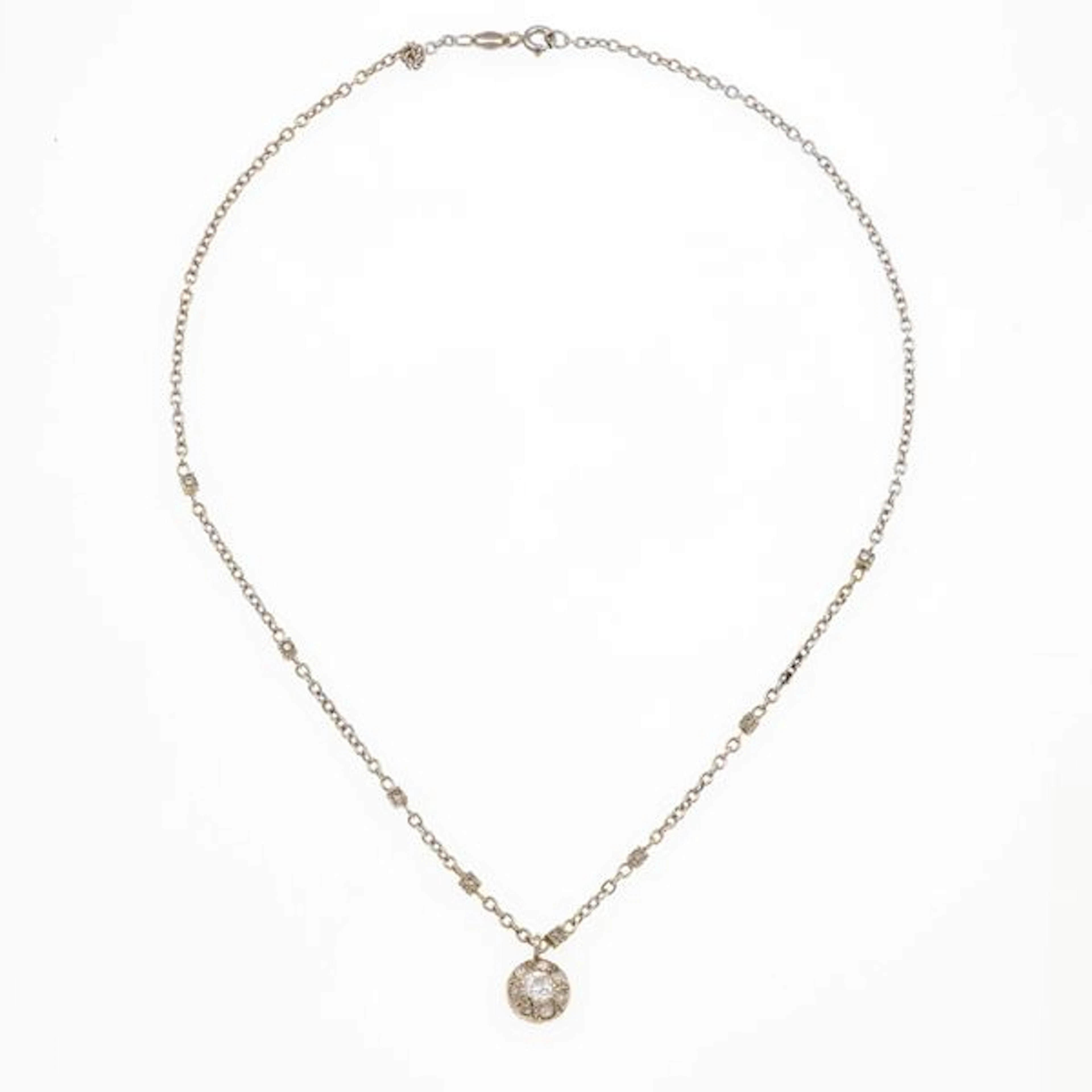Little diamond and gold necklace