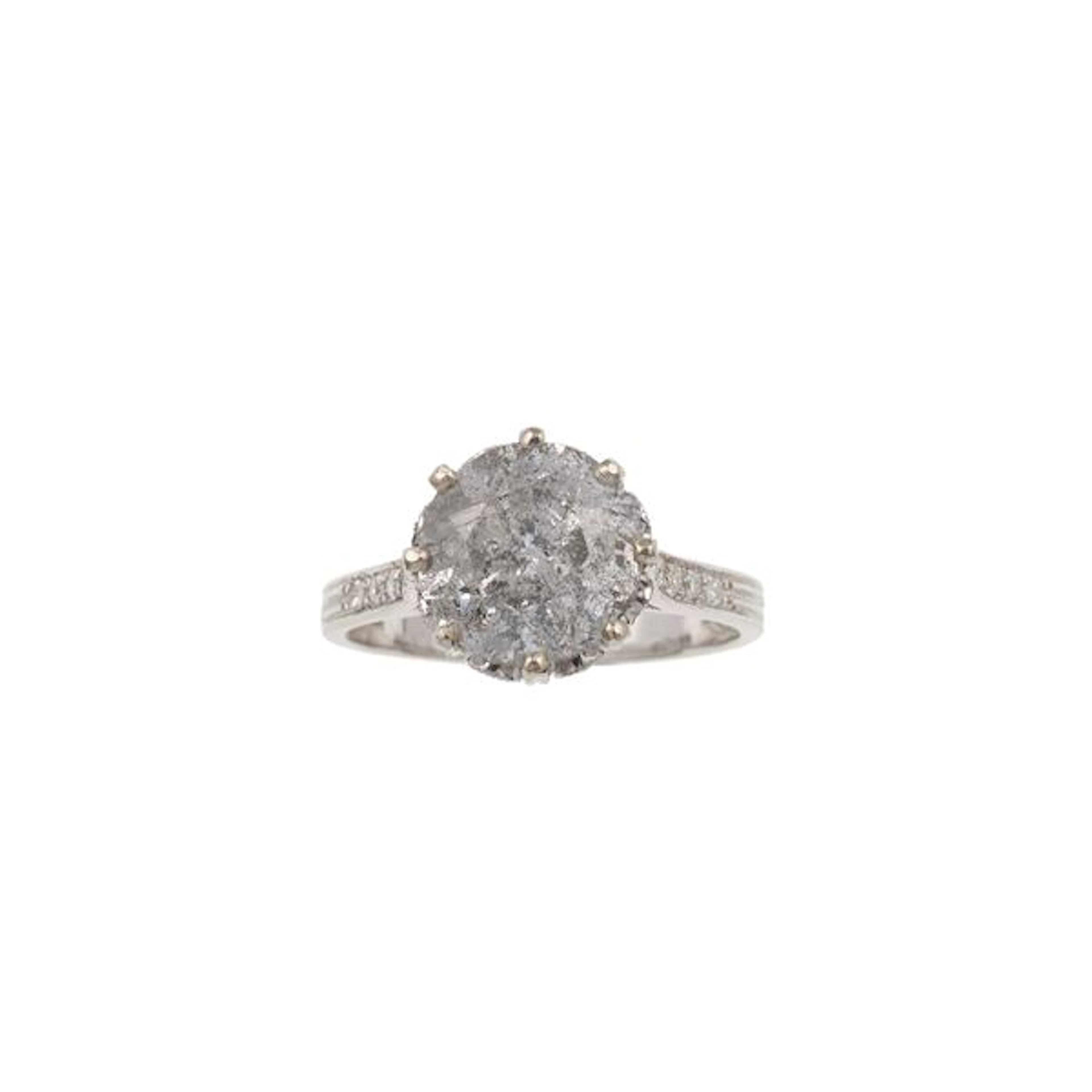 Old-cut diamond ring